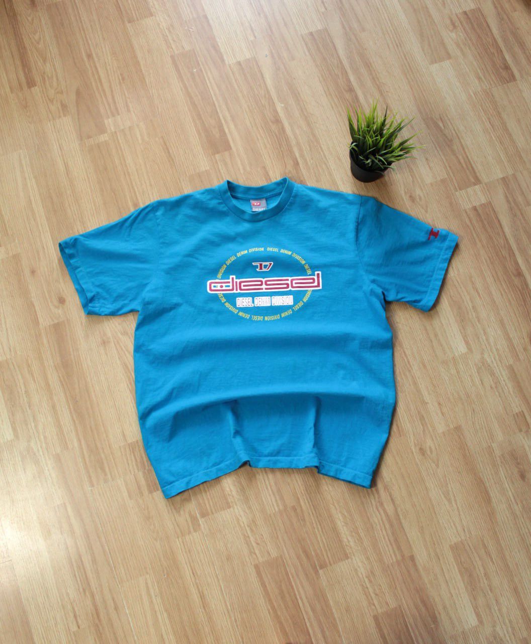 Diesel 🔥 90s DIESEL Big Logo Vintage T Shirt Denim Division Y2K Size US M / EU 48-50 / 2 - 1 Thumbnail