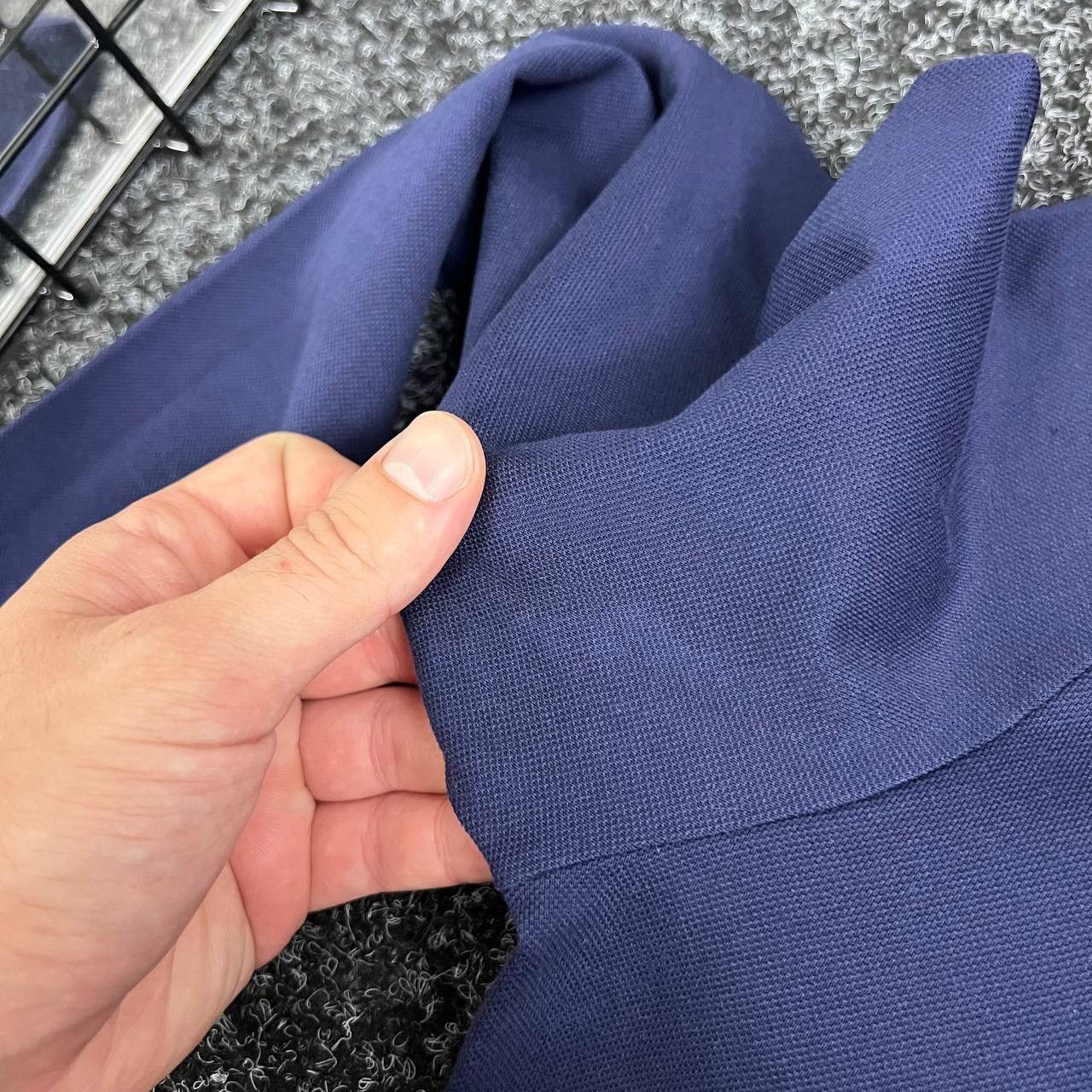 Lanvin Lanvin Long Sleeve Y2k Luxury Rugby Polo Dark Blue Size US L / EU 52-54 / 3 - 9 Thumbnail