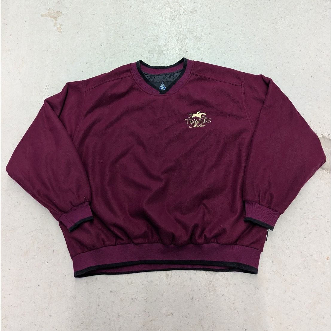 Vintage Vintage Travers Stables Soft Maroon windbreaker jacket Size US XL / EU 56 / 4 - 1 Thumbnail