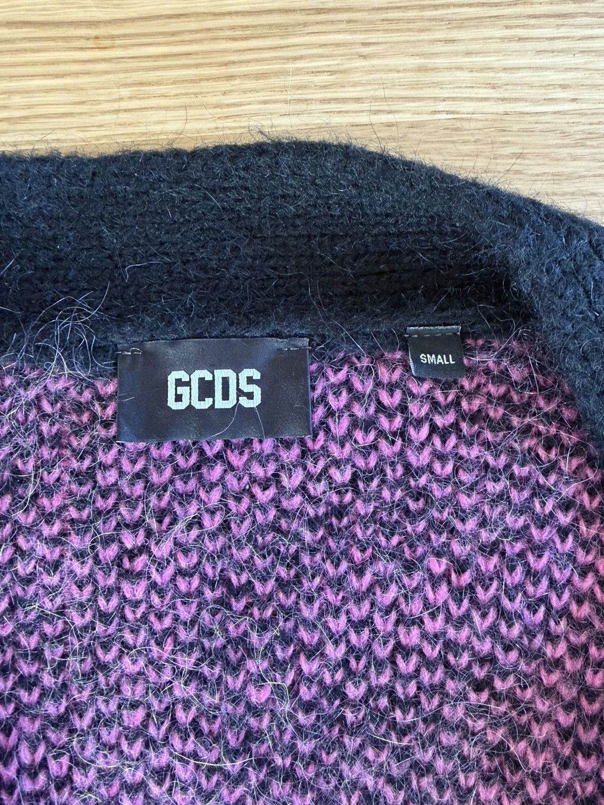 GCDS GCDS Monogram-Pattern Cardigan Pink Size S / US 4 / IT 40 - 3 Thumbnail