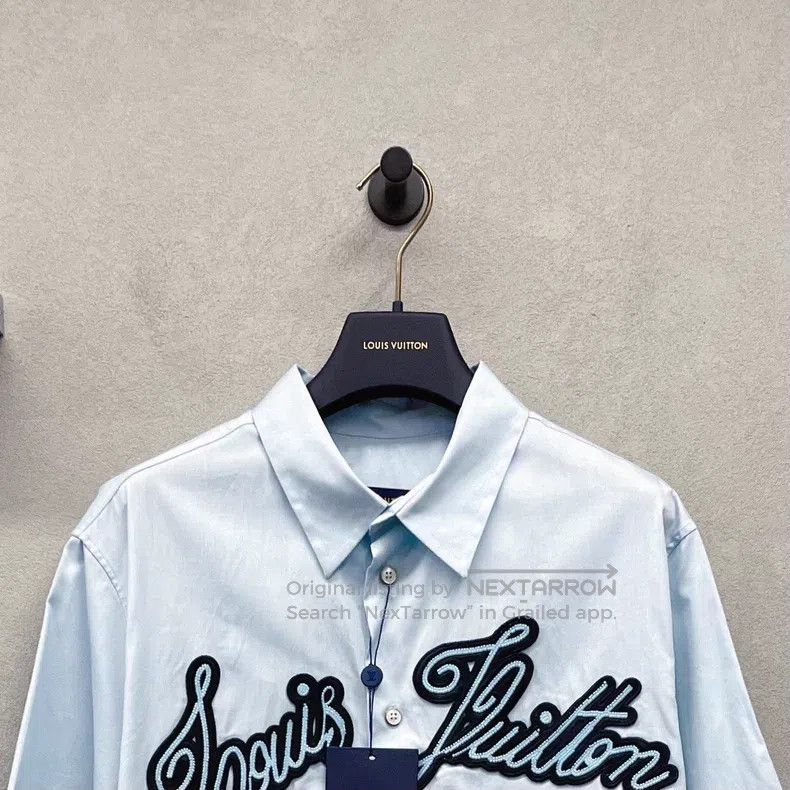 Louis Vuitton Louis Vuitton Monogrammed embroidered single-breasted shir Size US XL / EU 56 / 4 - 4 Thumbnail