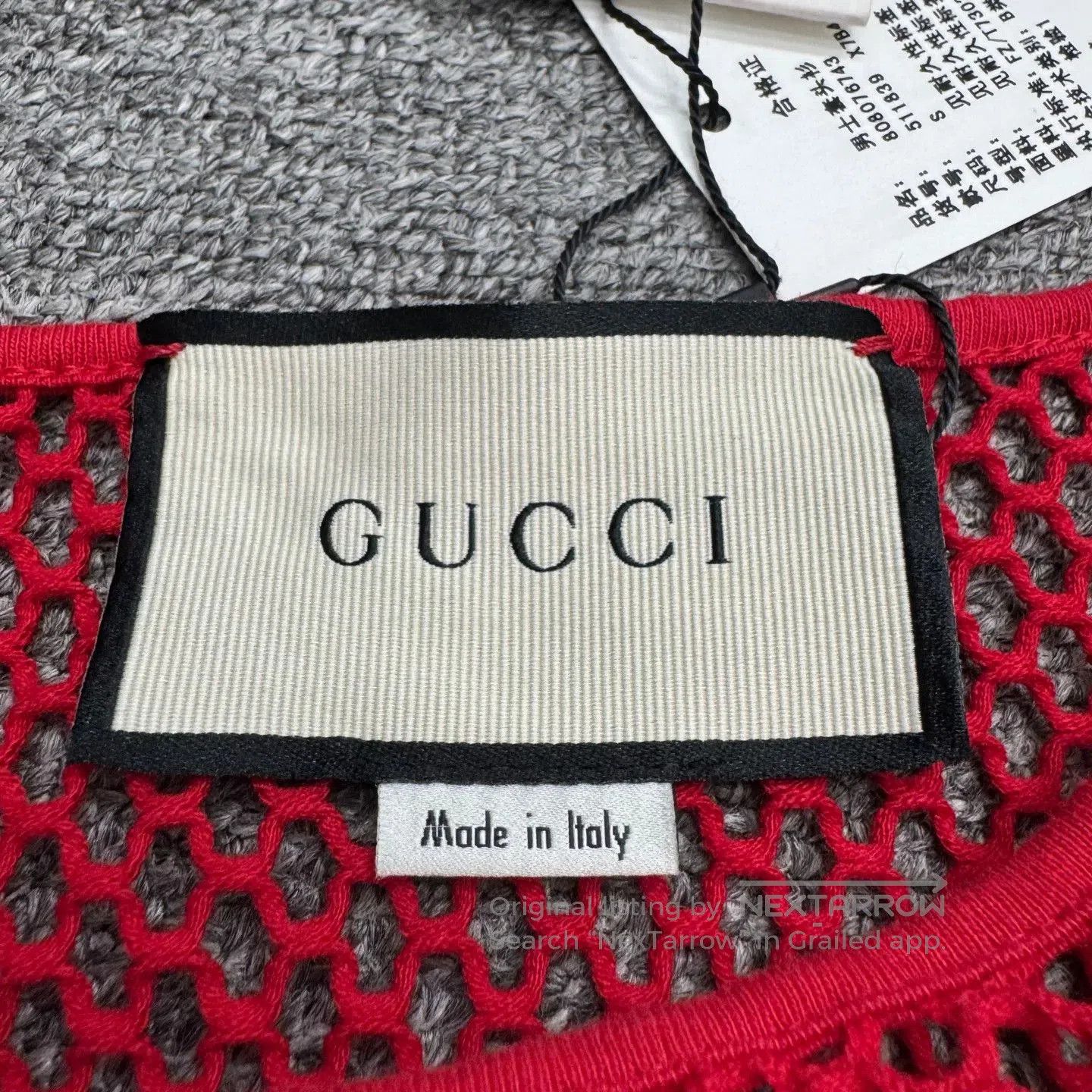 Gucci Gucci Mesh Cutout Long Sleeve Top. Size S / US 4 / IT 40 - 2 Thumbnail