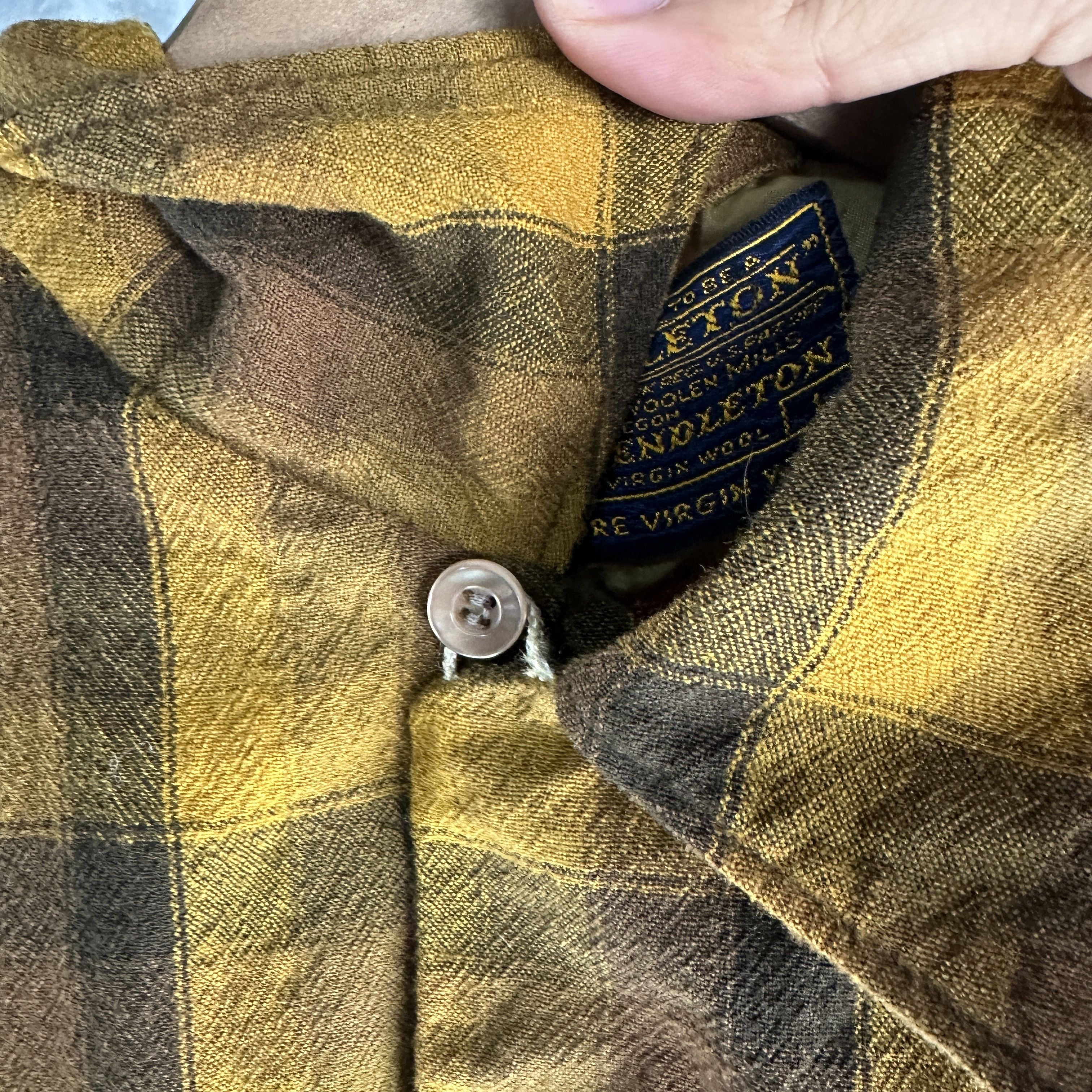 Pendleton True Vtg Pendleton Plaid Loop Collar Board Shirt Mens 60’s Size US L / EU 52-54 / 3 - 10 Thumbnail