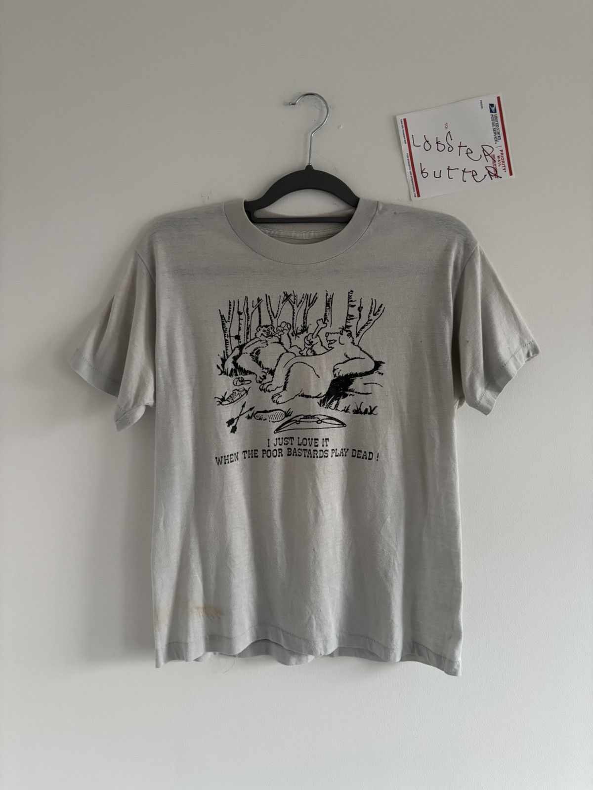 Vintage 80s bears thrashed shirt Size US M / EU 48-50 / 2 - 1 Thumbnail