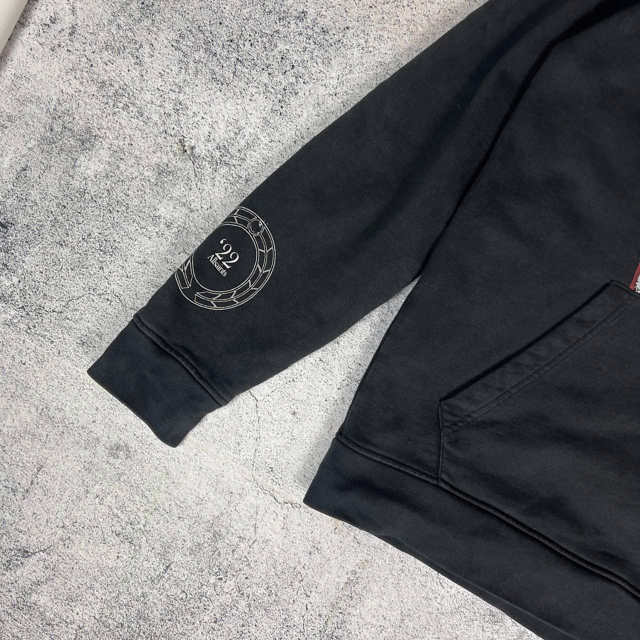 Allsaints New Guards Hoodie Men's Size M Black Long Sleeve`