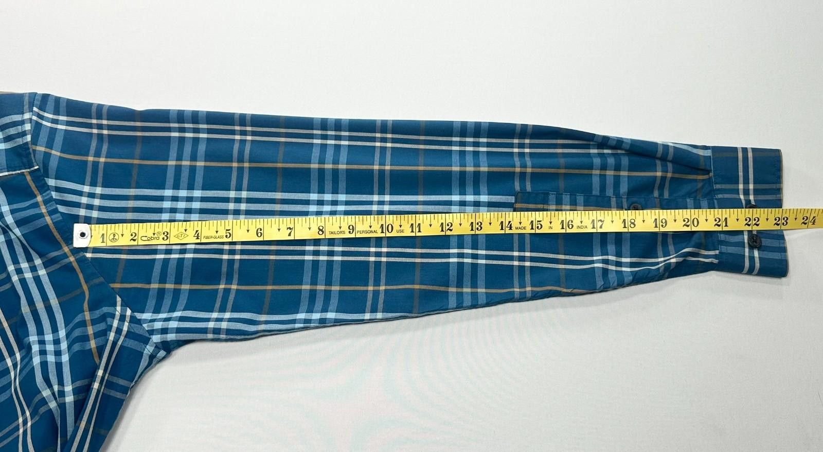 Eddie Bauer Eddie Bauer Classic Fit Plaid Oxford Button Up Mens Blue M Size US M / EU 48-50 / 2 - 5 Thumbnail