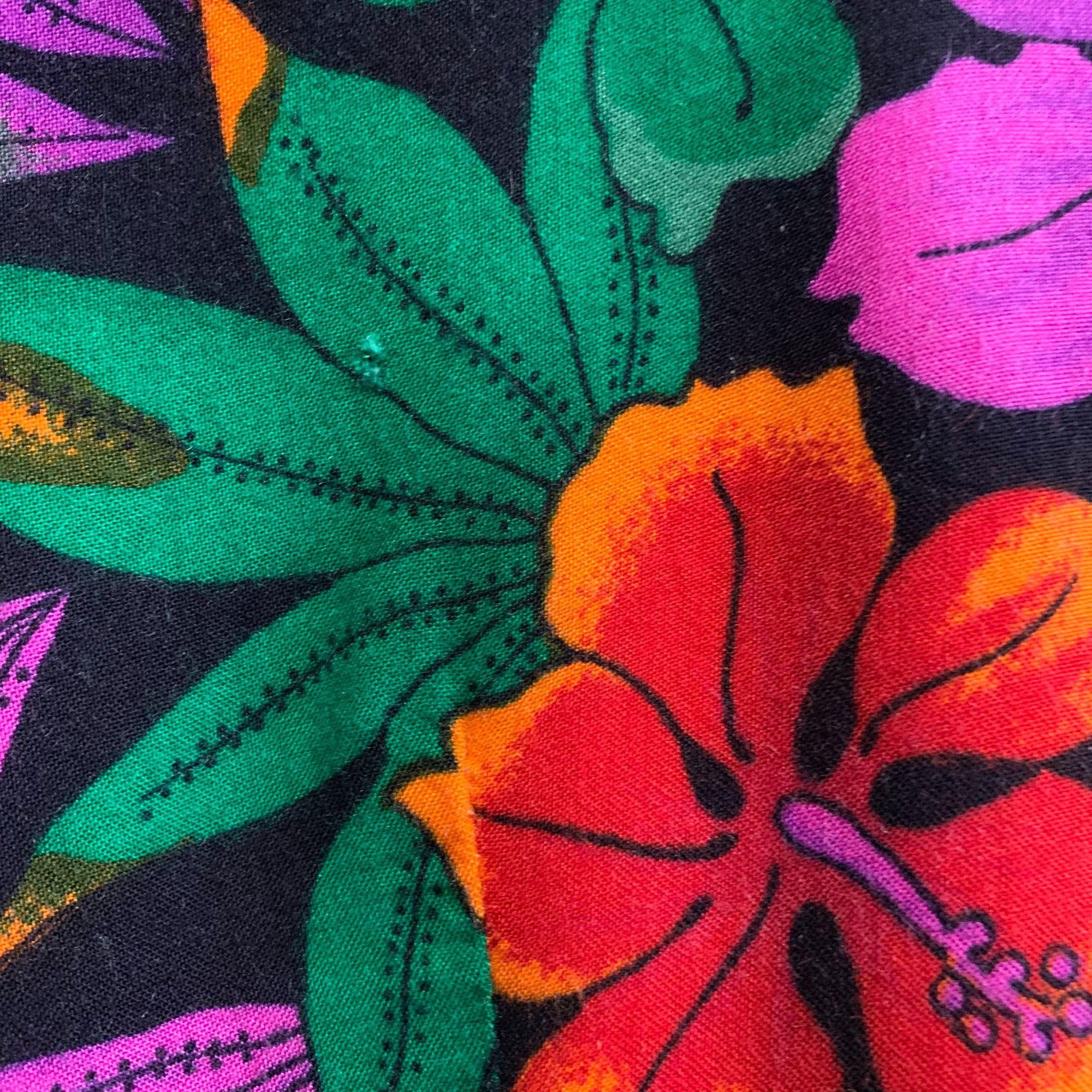 Vintage Vintage Bold Novelty Tropical Floral Botanical Top XL Size XL / US 12-14 / IT 48-50 - 3 Thumbnail