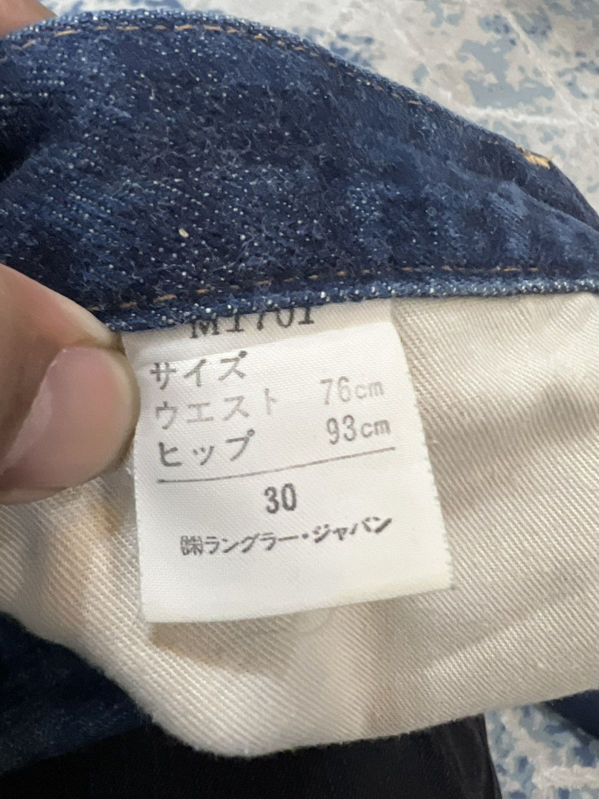 Japanese Brand Vintage 90 Wrangler Selvedge Red Line Jeans Denim Size US 30 / EU 46 - 9 Thumbnail
