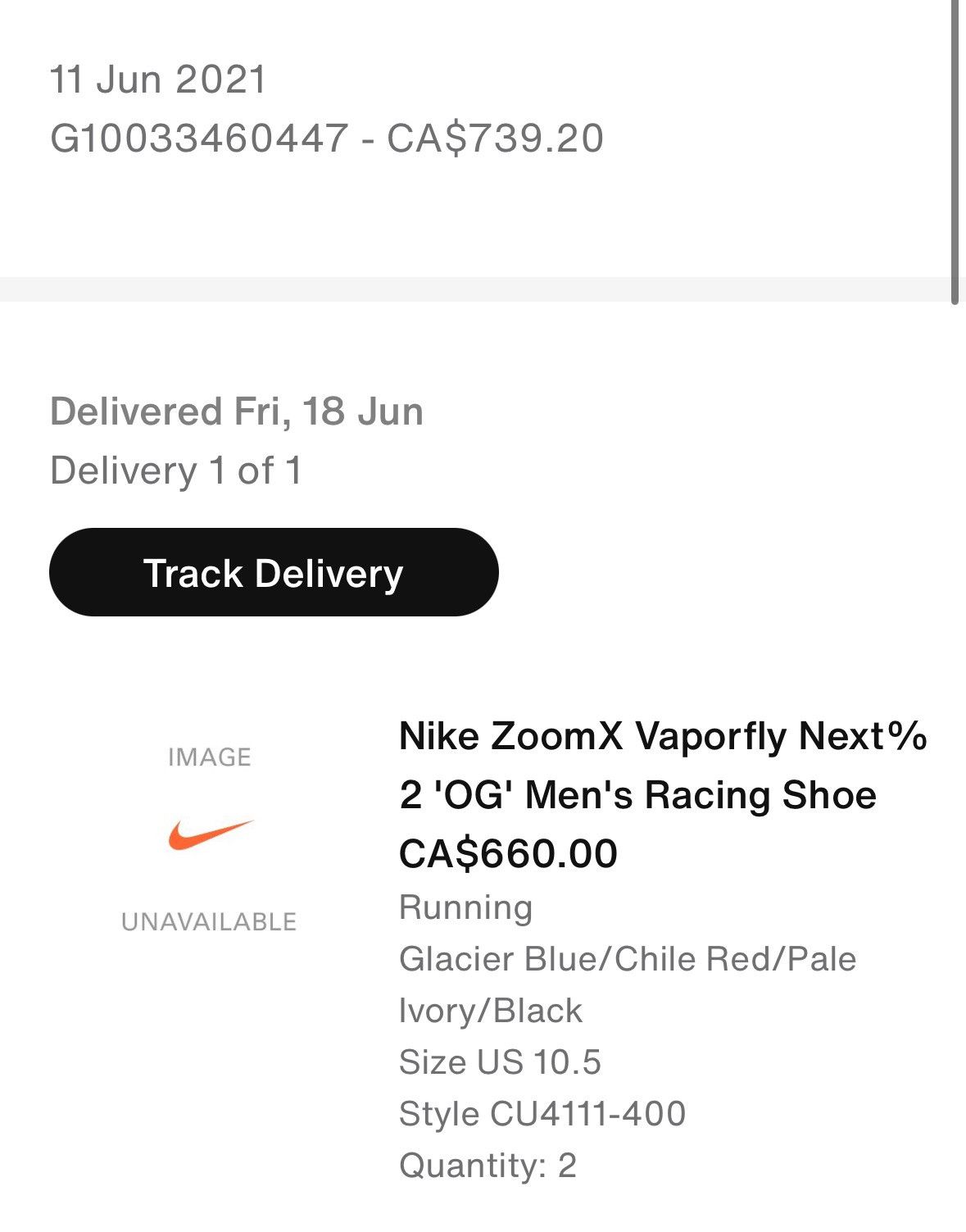 Nike Nike Zoom Vaporfly Next % 2 “Ice Blue” Size 10.5 DS Size US 10.5 / EU 43-44 - 11 Thumbnail