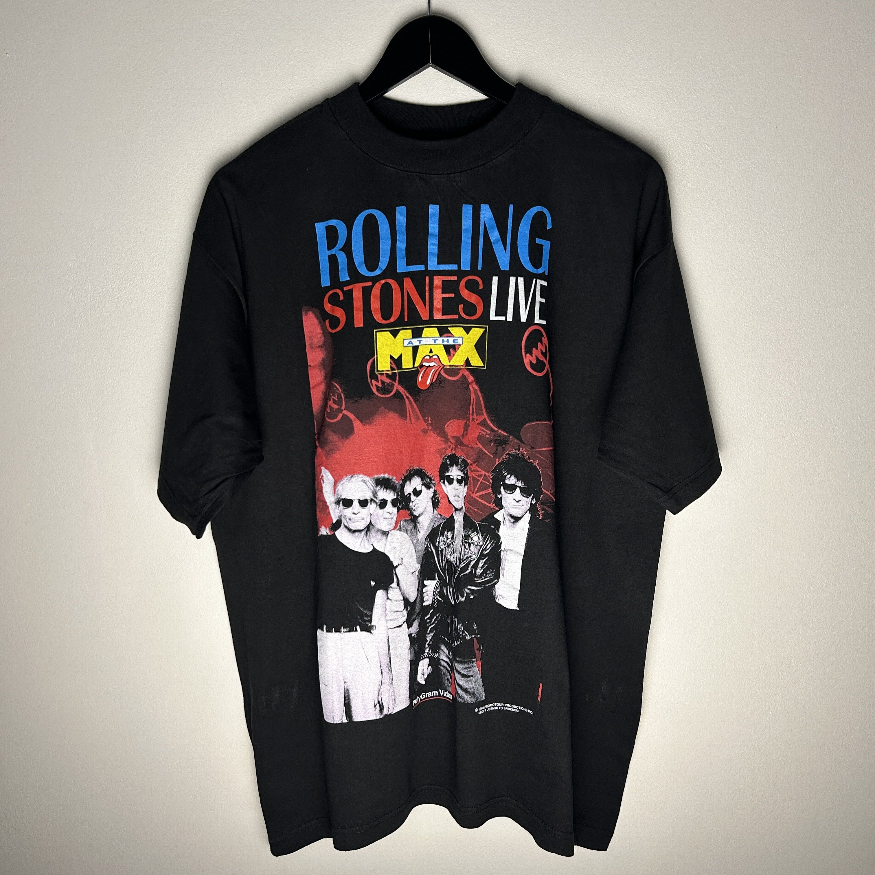 Band Tees Vintage Rolling Stones Live At The Max 1994 Band T-shirt Size US XL / EU 56 / 4 - 1 Thumbnail