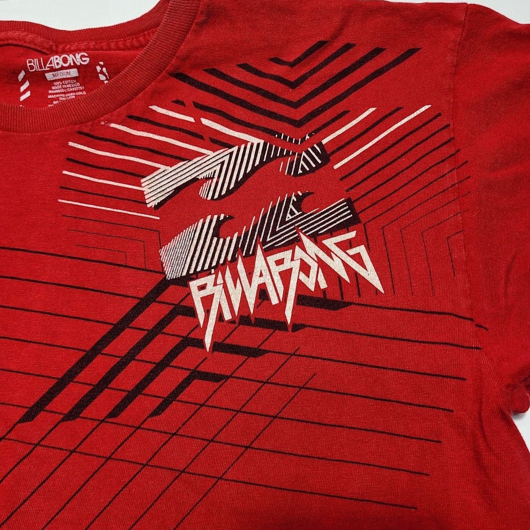 Billabong Billabong T-Shirt Mens Medium Red Logo Spellout Graphic Print Surfer Y2K Size US M / EU 48-50 / 2 - 2 Thumbnail