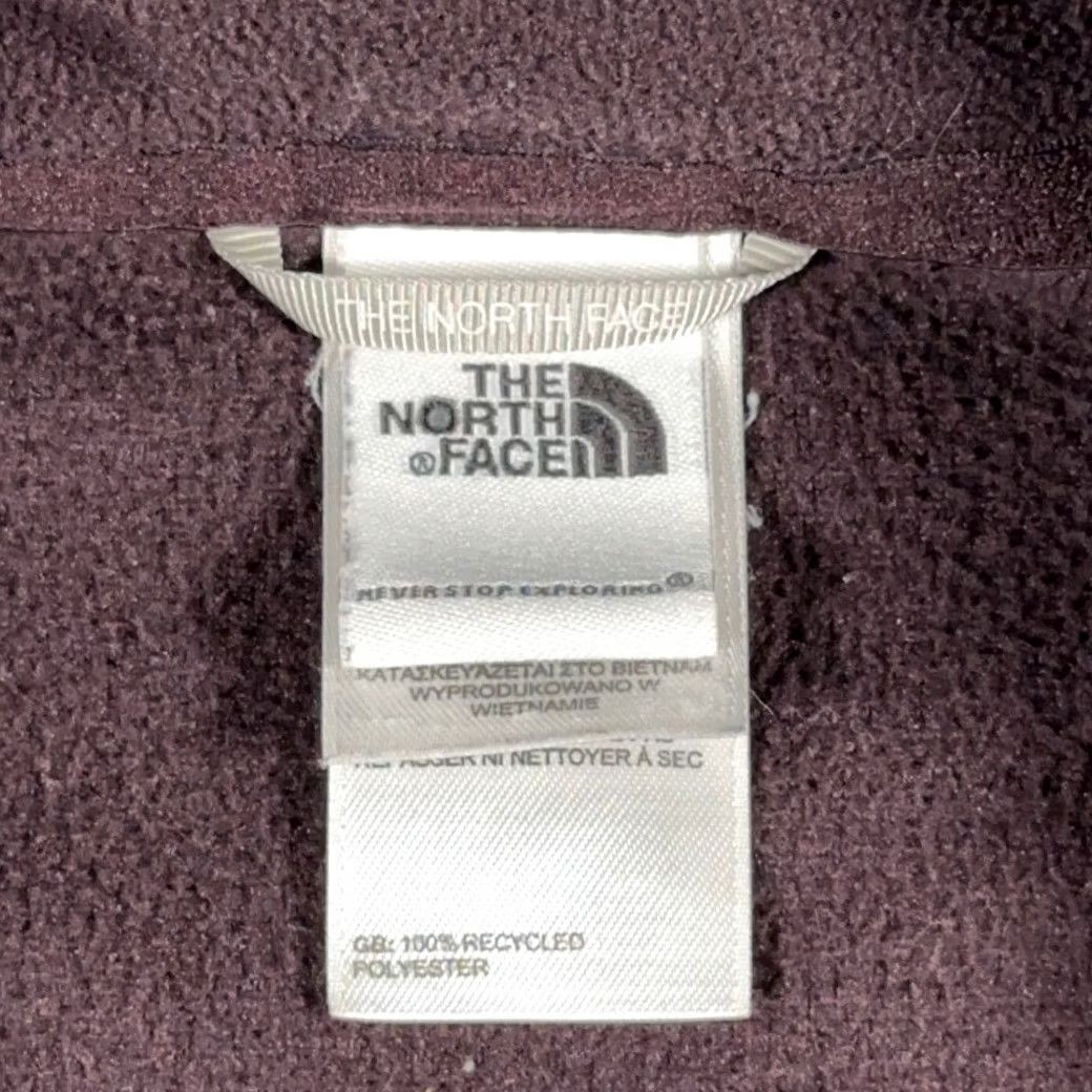 The North Face The North Face Sweater Womens Large Red Fleece Pullover 1/4 Zip Outdoor Raglan Sleeve Mock Neck Pullover Size L / US 10 / IT 46 - 4 Thumbnail