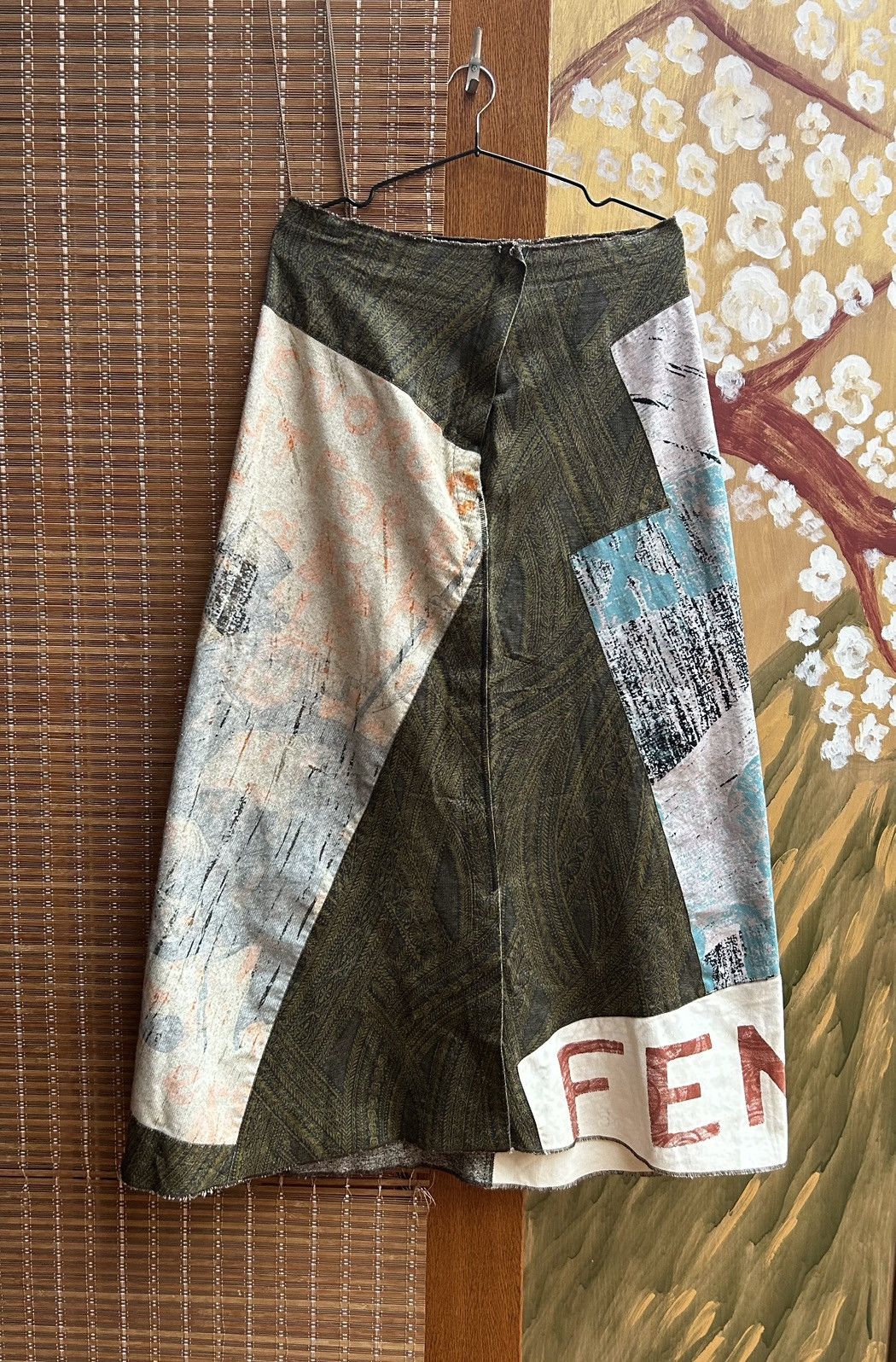 Custo Barcelona Y2K Custo Barcelona Patchwork Maxi Skirt Abstract Print Size 26" / US 2 / IT 38 - 1 Thumbnail