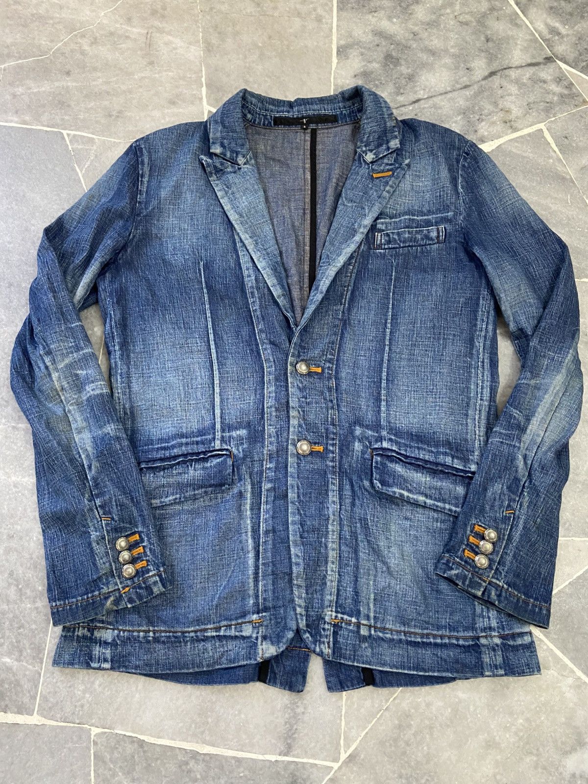 If Six Was Nine NO.ID Japanese brand Light denim Jacket Size US M / EU 48-50 / 2 - 7 Thumbnail