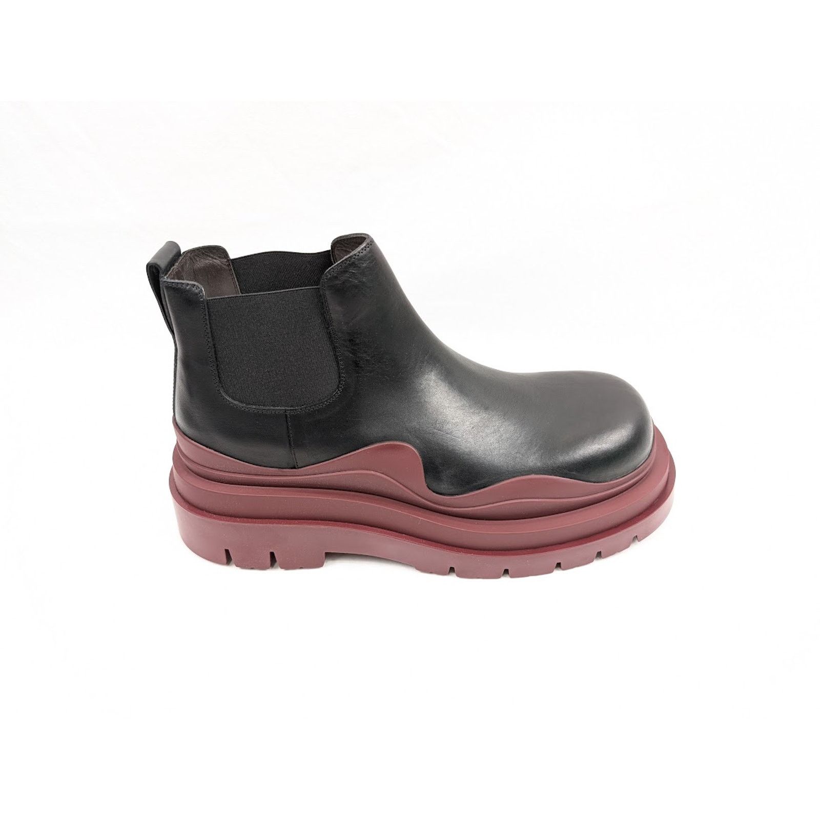 Bottega Veneta o1rshd1 Military Calf Tire Boots in Black Size US 10.5 / EU 43-44 - 1 Thumbnail