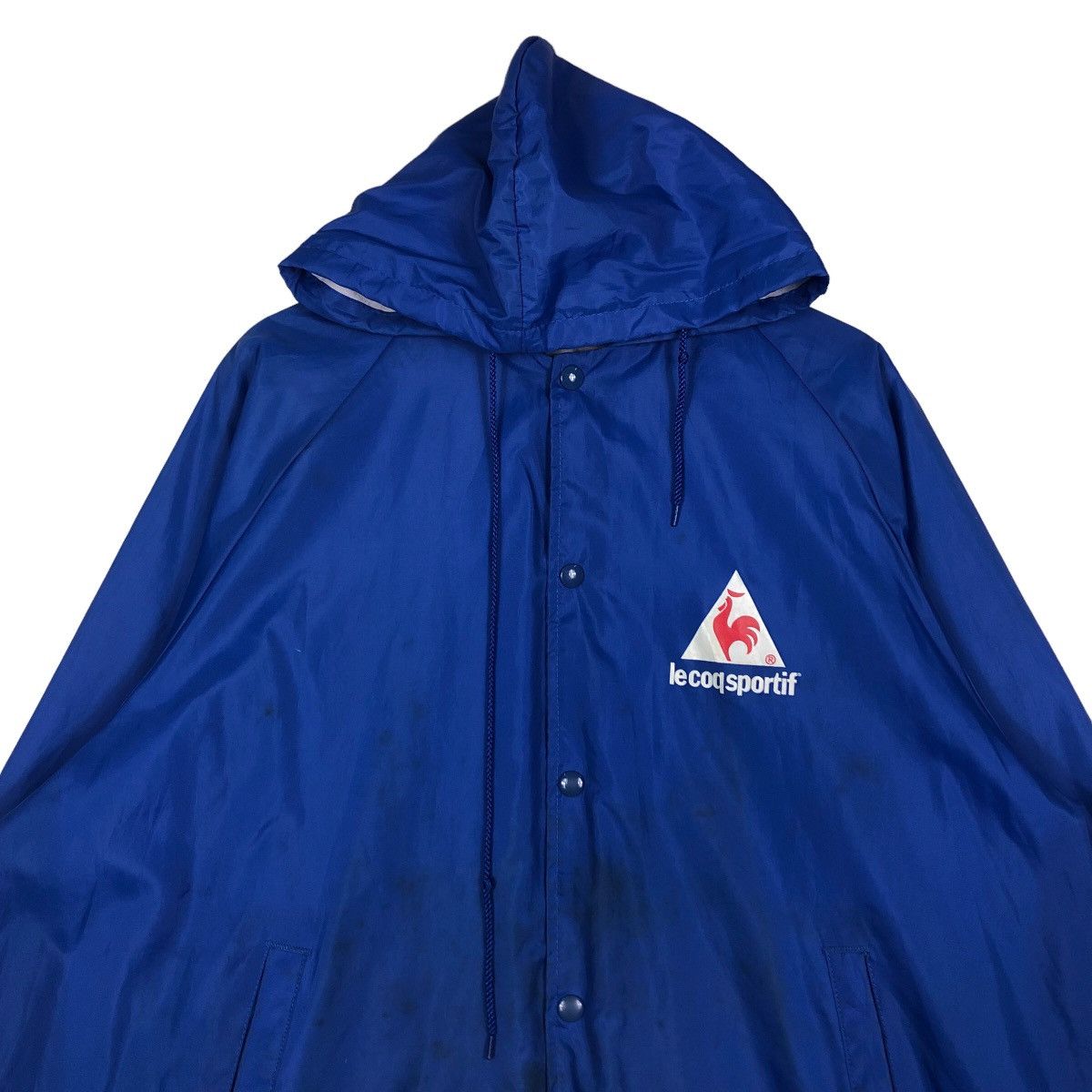 Japanese Brand 🔥Vtg Survival Jacket Le Coq Sportif Made in USA Big Logo Size US XL / EU 56 / 4 - 3 Thumbnail