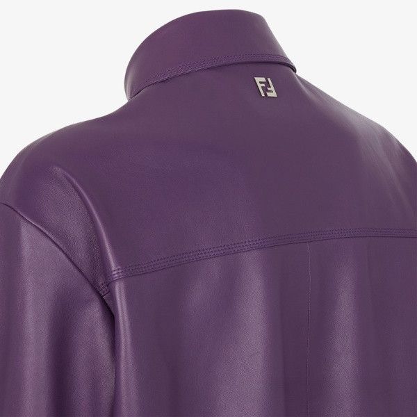 Fendi o1w1db11224 Blouson Jacket in Purple Size US XL / EU 56 / 4 - 3 Thumbnail