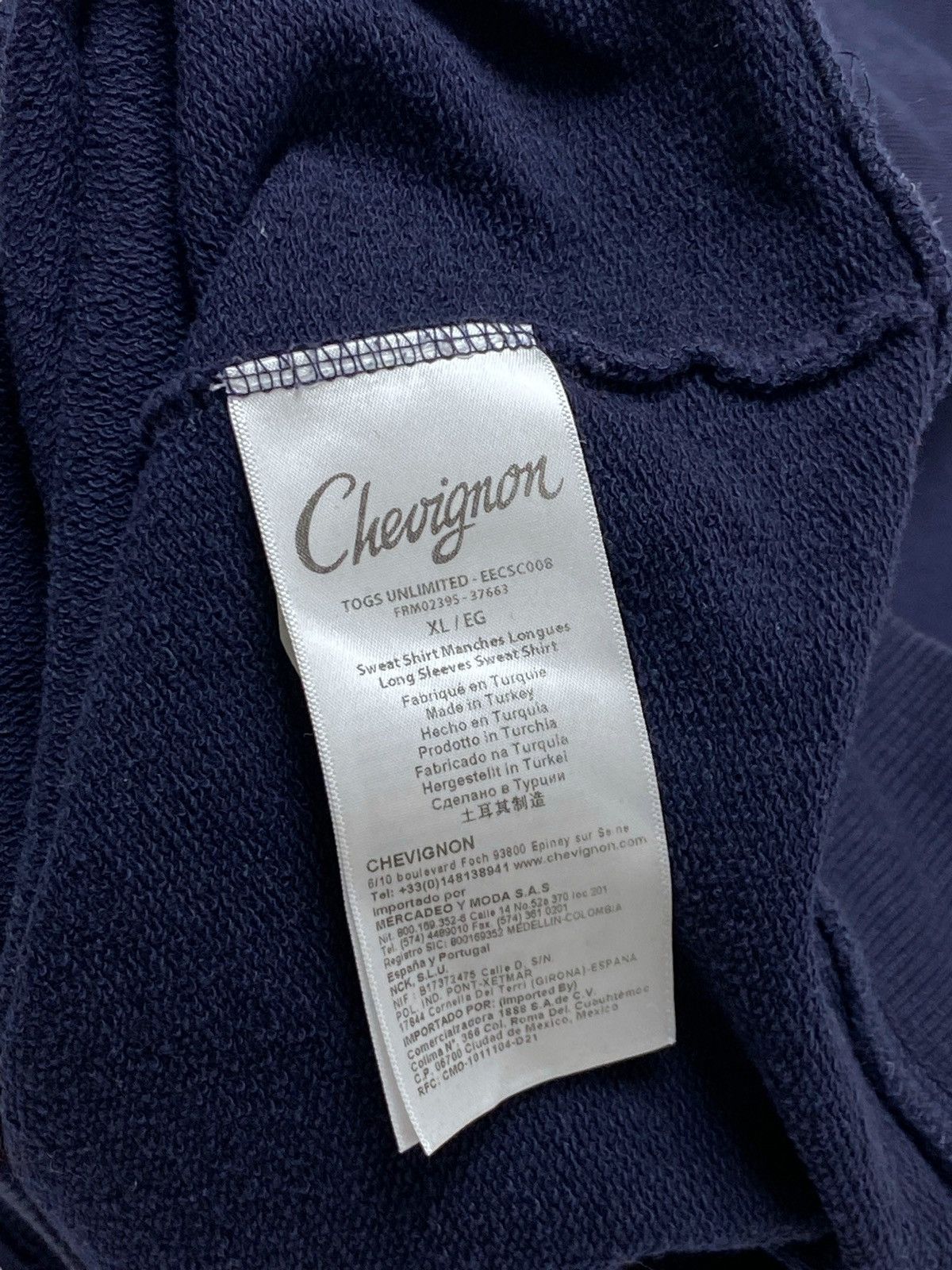 Hunter Vintage TOGS Chevington Navy Duck Sweatshirt Size US L / EU 52-54 / 3 - 4 Thumbnail