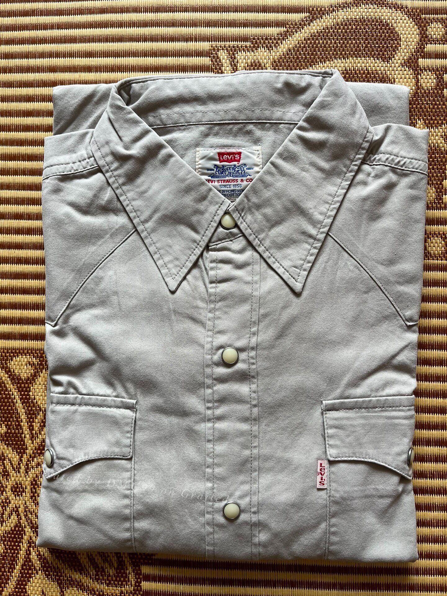 Levi's Vintage Clothing Levi's LVC Beige Long Sleeve Shirt Size US M / EU 48-50 / 2 - 1 Thumbnail
