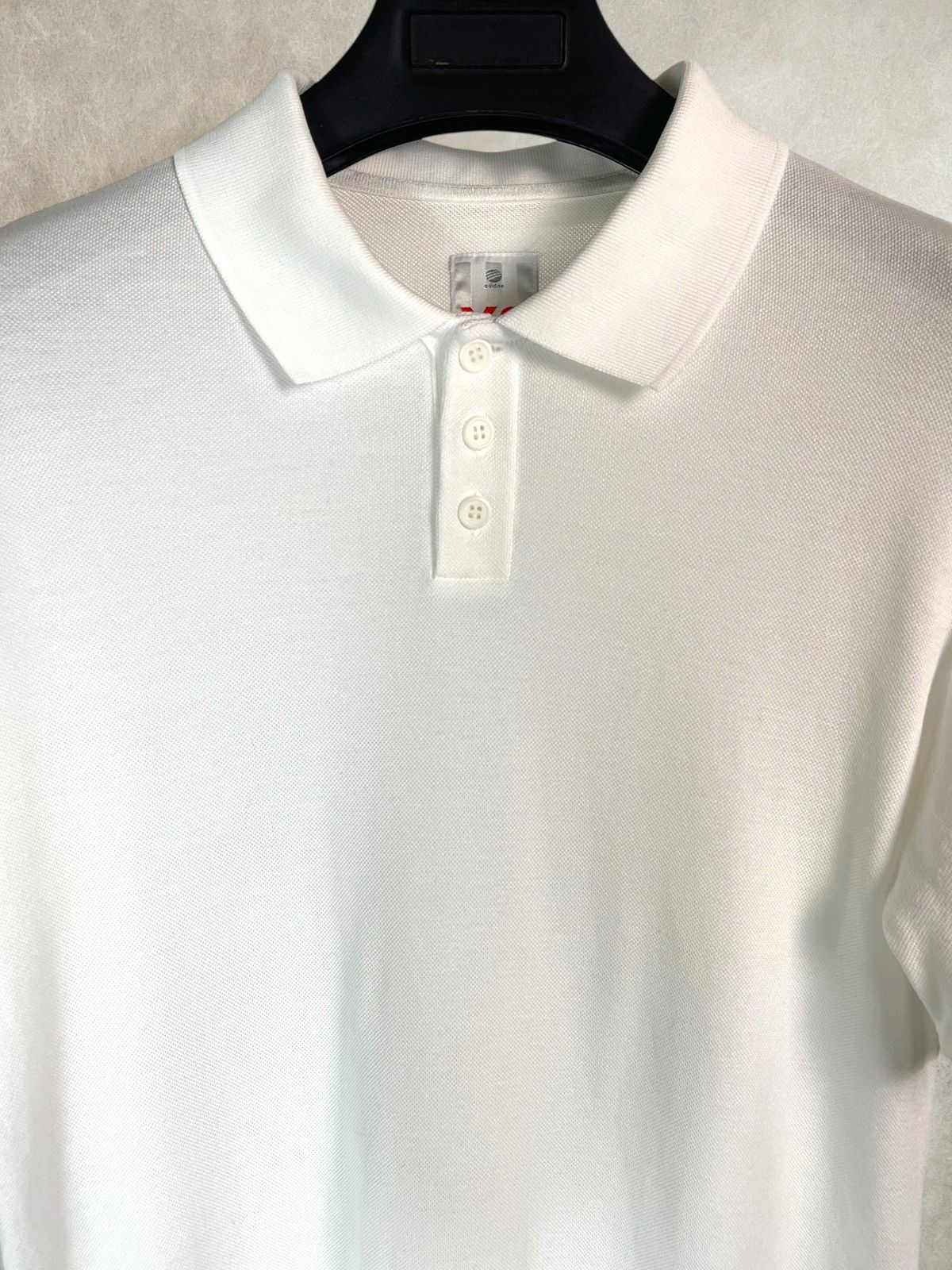 Yohji Yamamoto Ss05 Y3 yohji yamamoto adidas rubber sleeve logo polo shirt Size US M / EU 48-50 / 2 - 4 Thumbnail