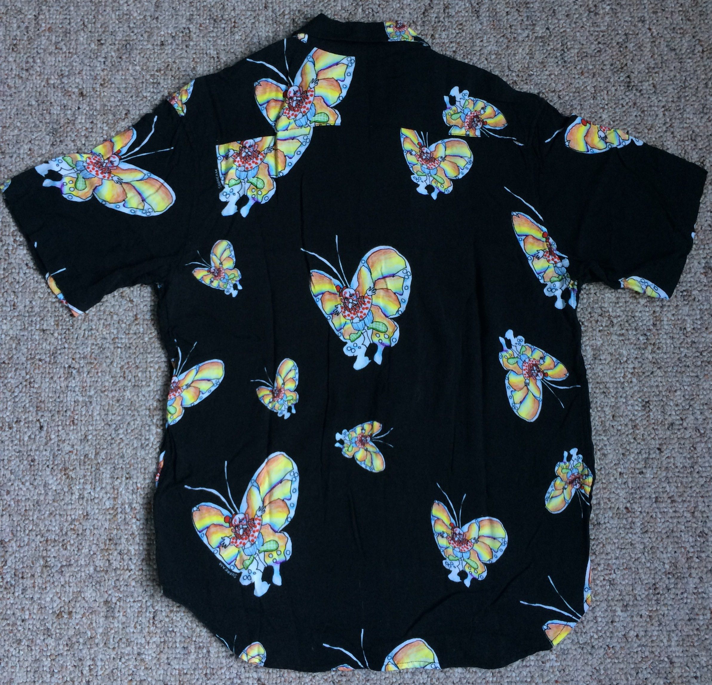 Supreme S/S 2016 Supreme x Gonz Butterfly Rayon Shirt Size US S / EU 44-46 / 1 - 4 Thumbnail