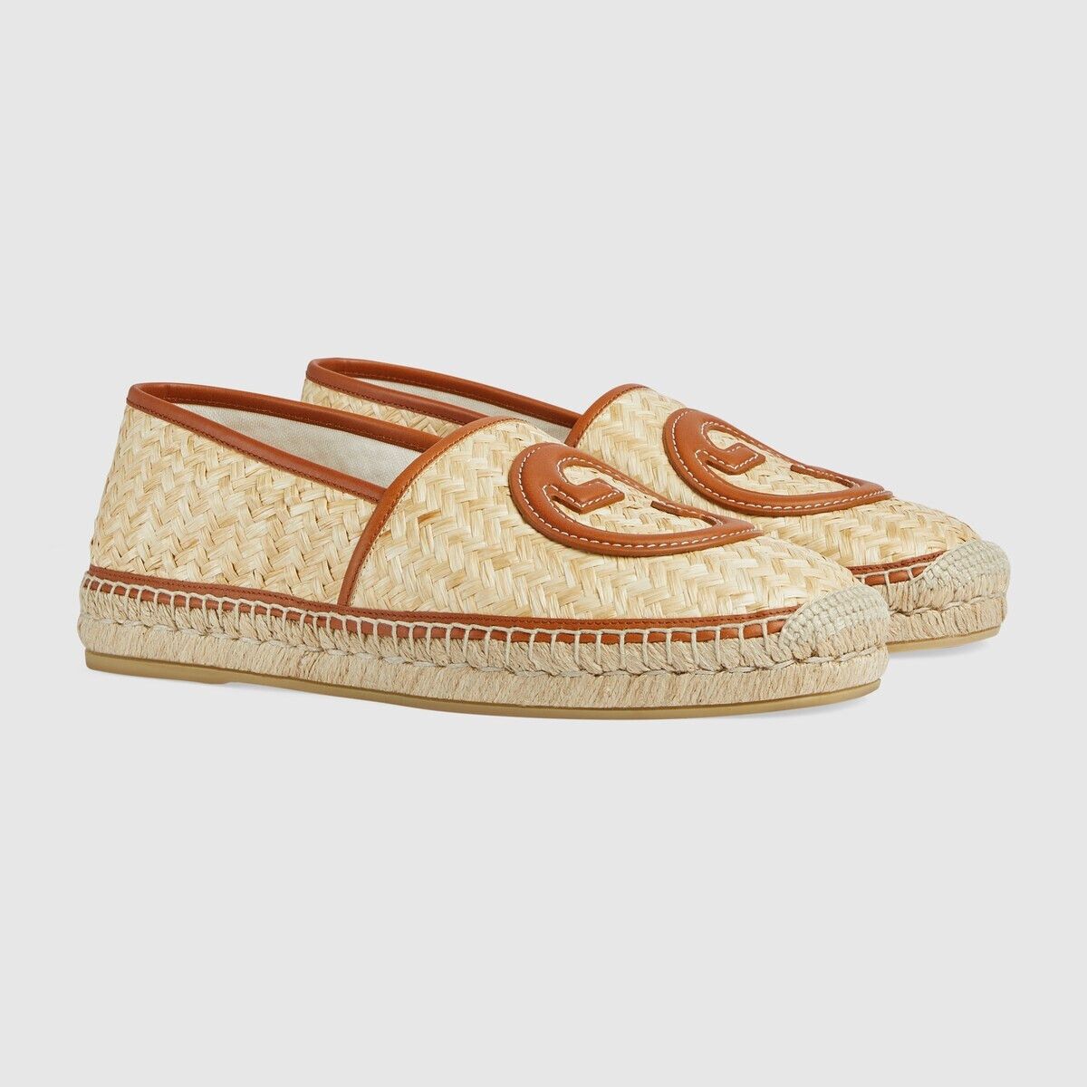 Gucci o1s1wg111025 Interlocking G Espadrilles Loafer Shoes Size US 8 / EU 41 - 2 Thumbnail