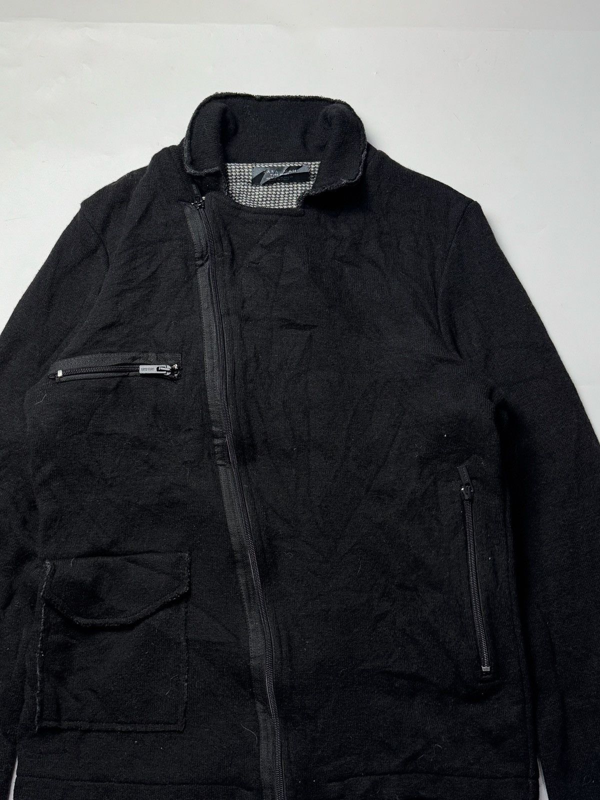 Isamu Katayama Backlash Asymmetrical Wool Jacket Zaraman Ifsix Lgb Styled Size US M / EU 48-50 / 2 - 3 Thumbnail