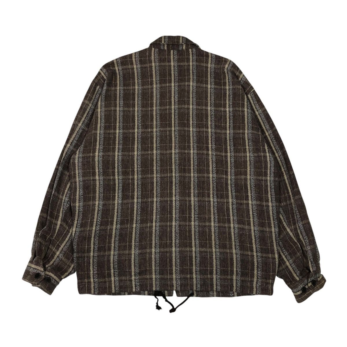 Japanese Brand 🔥VINTAGE CHORE JACKET WOOL ZIPPER VERRINE TARTAN DESIGN Size US L / EU 52-54 / 3 - 2 Thumbnail