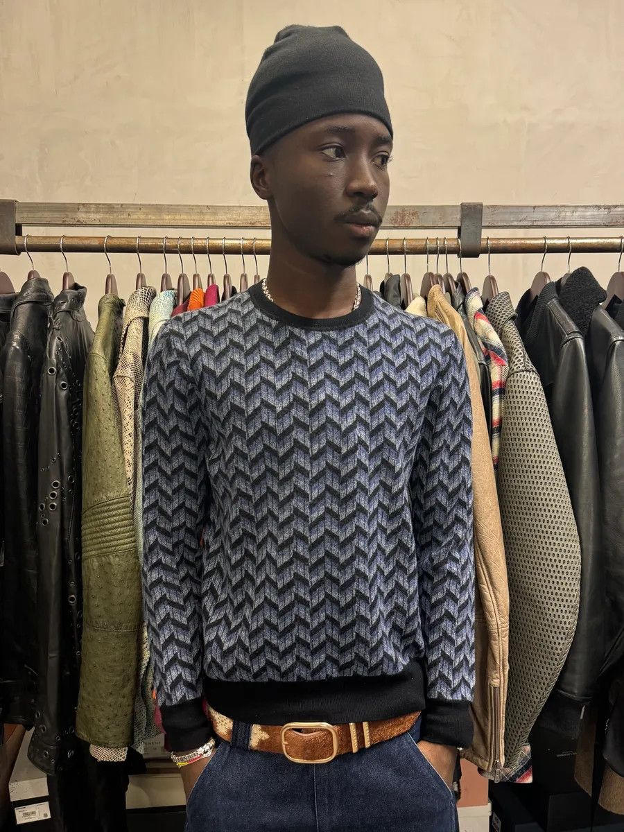Emporio Armani Emporio Armani Navy Cozy Sweater Size US S / EU 44-46 / 1 - 2 Thumbnail