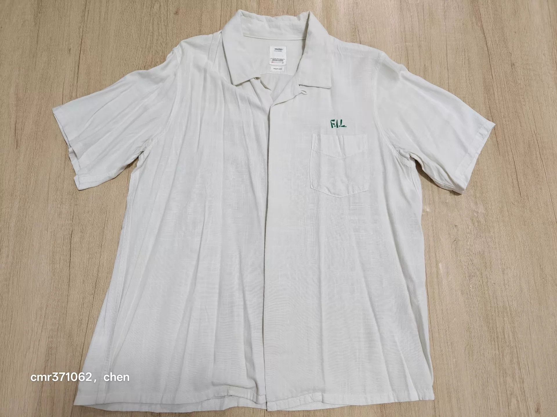 Visvim visvim 20ss spot free edge shirt ivory 1 9/10 new Size US S / EU 44-46 / 1 - 2 Thumbnail