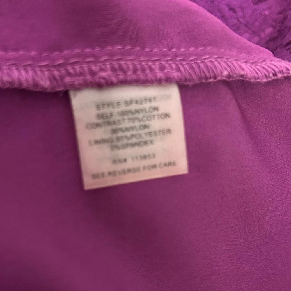 Designer Brixon Ivy l Purple Sleeve Lace Sheath Dress Small Size S / US 4 / IT 40 - 7 Thumbnail