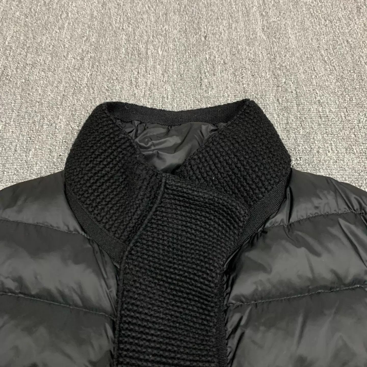 Moncler Moncler Black Knit Down Jacket S 95 New Size S / US 4 / IT 40 - 8 Thumbnail