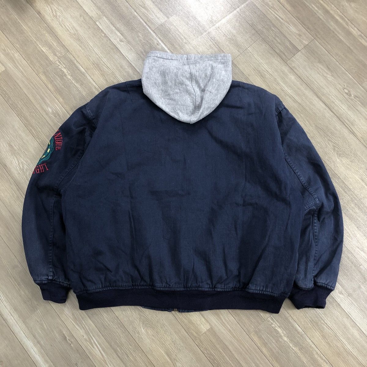 Formula 1 × Vintage Vintage 90s Formula 1 Big Lizard Racing Staff Bomber Jacket Size US L / EU 52-54 / 3 - 14 Thumbnail
