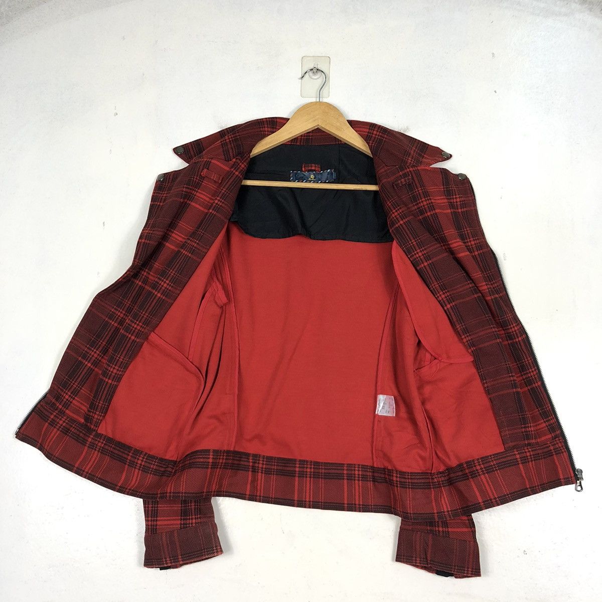 Japanese Brand ROCKSTAR DOUBLE COLLAR CHECKERED JACKET Size US M / EU 48-50 / 2 - 11 Thumbnail