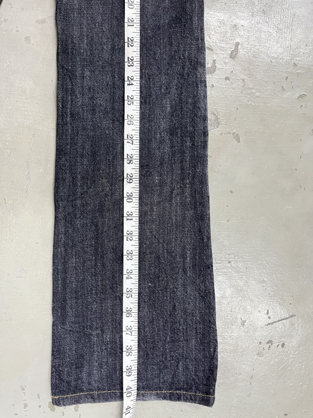 If Six Was Nine 2000s Katherine Hamnett London Tribal Studded Flared Jeans Size US 30 / EU 46 - 14 Thumbnail