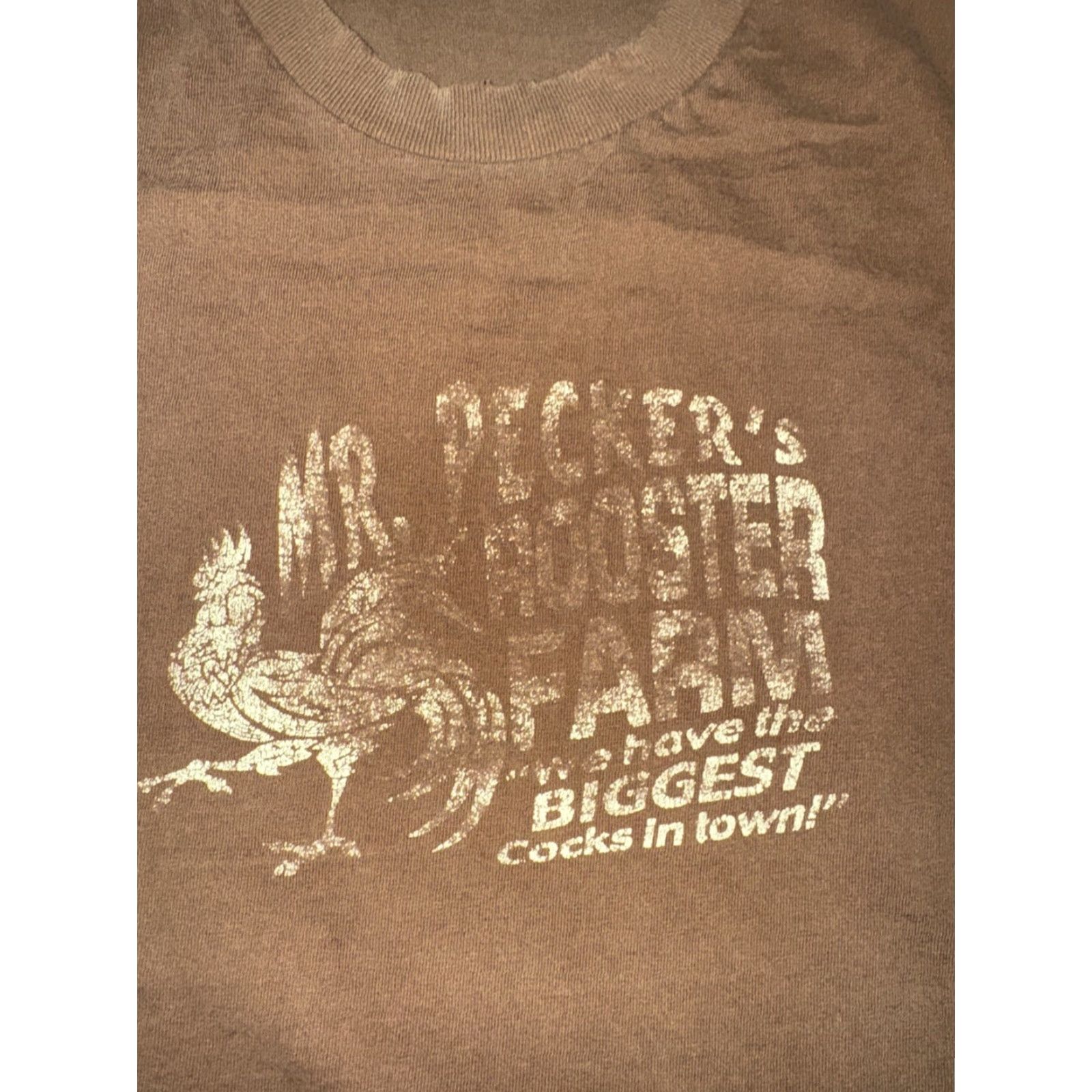 Anchor Blue VINTAGE Anchor Blue T-Shirt Men XL Brown Rooster Graphic Distressed 21x28 Size US XL / EU 56 / 4 - 2 Thumbnail