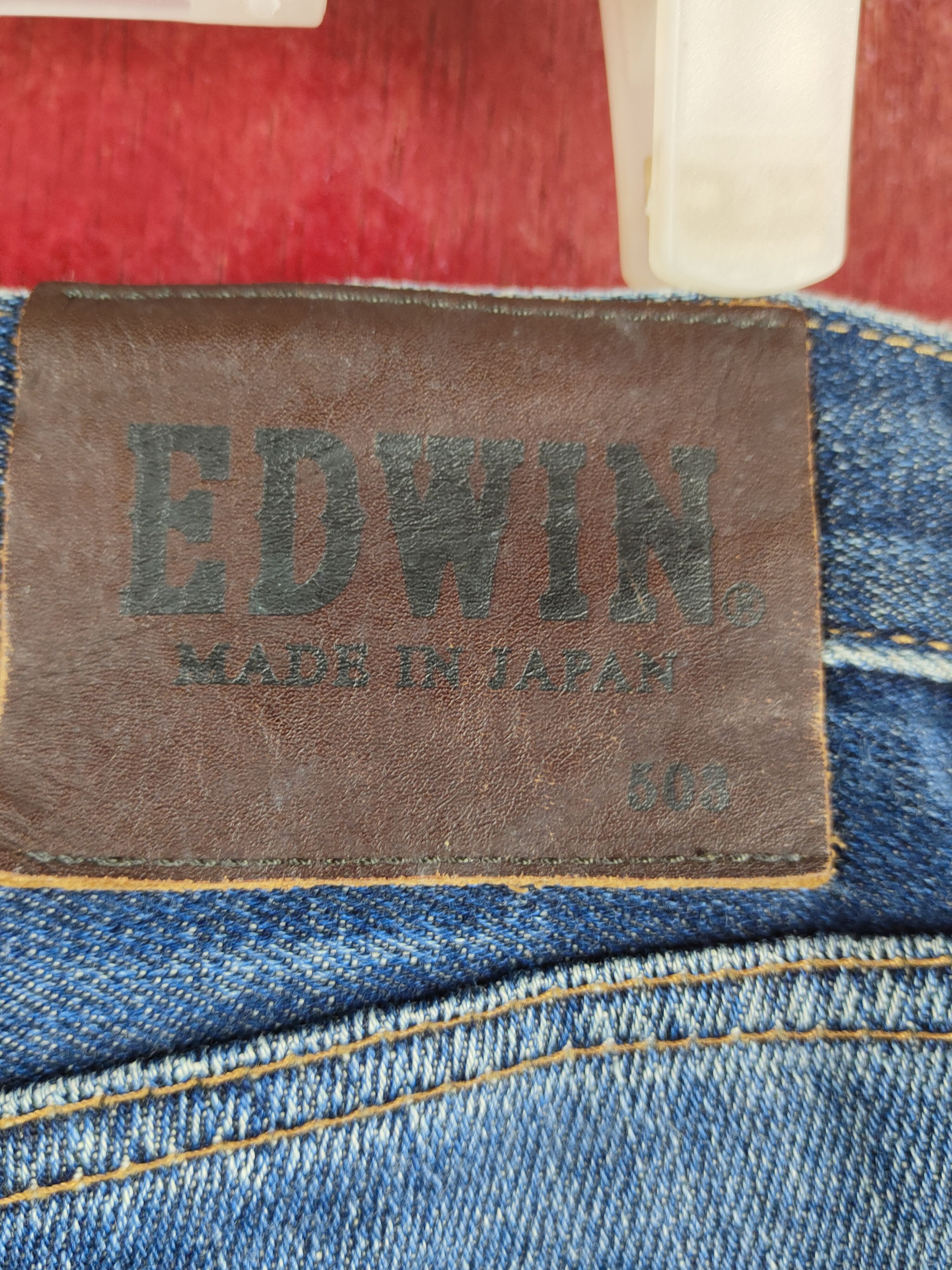 Edwin Edwin Dark Blue Distressed Ripped Jeans #S2147 Size US 32 / EU 48 - 12 Thumbnail