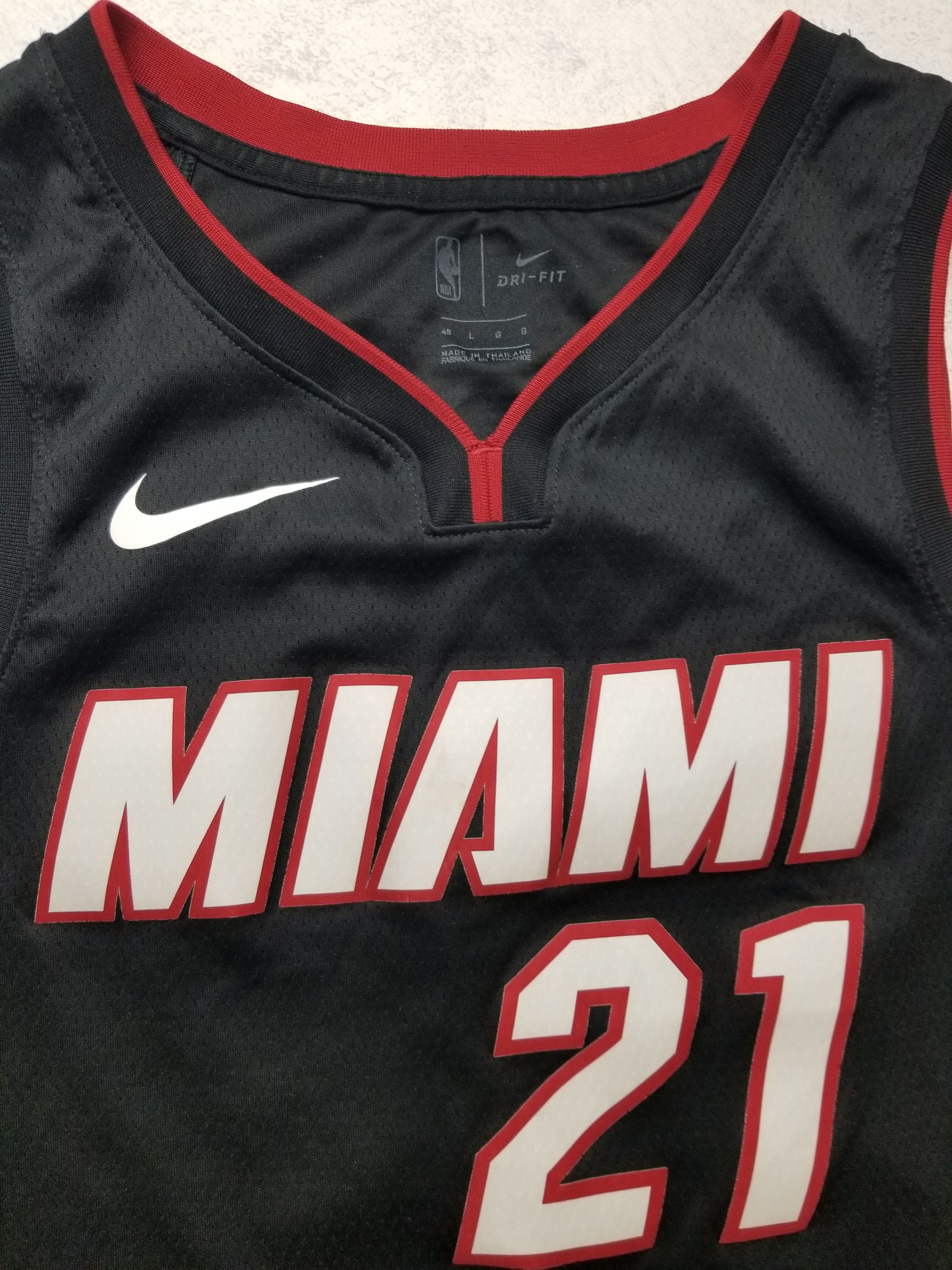 Nike Nike NBA Miami Heat Hassan Whiteside Swingman Jersey Size US L / EU 52-54 / 3 - 12 Thumbnail