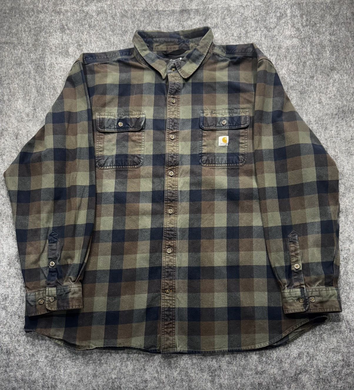 Carhartt Carhartt Heavyweight Button Up Shirt Size US XXL / EU 58 / 5 - 1 Thumbnail