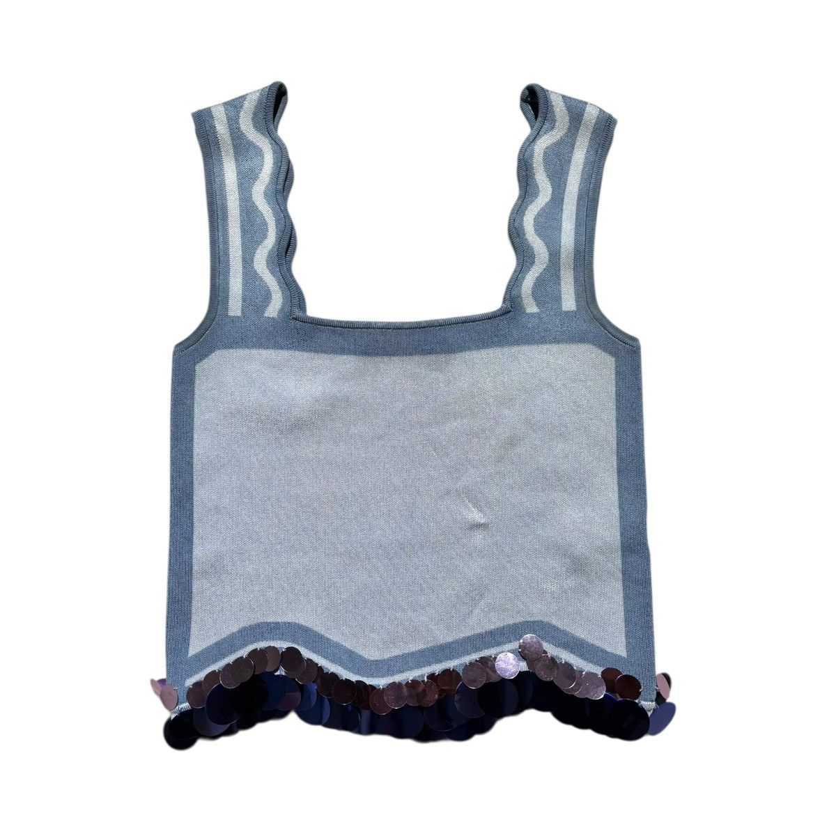 Designer PH5 beatrix wavy embellished crop top Size XS / US 0-2 / IT 36-38 - 1 Thumbnail