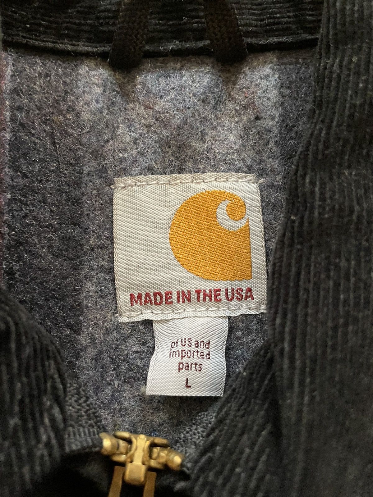 Carhartt Vintage Carhartt Detroit Jacket Made in USA Black Size US L / EU 52-54 / 3 - 3 Thumbnail