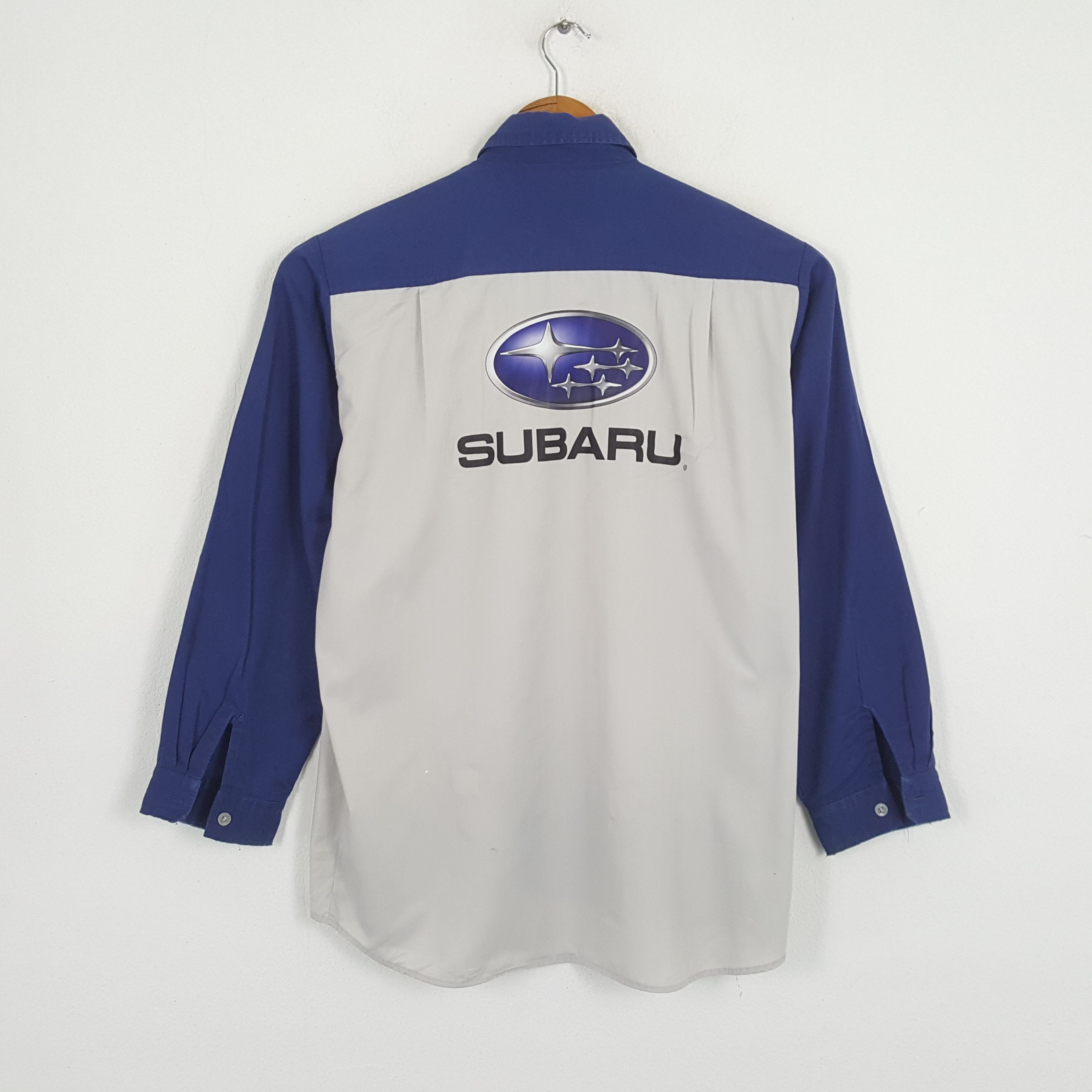 Vintage Vintage SUBARU Japanese Motorsports Crew Shirt Jacket Size US L / EU 52-54 / 3 - 1 Thumbnail