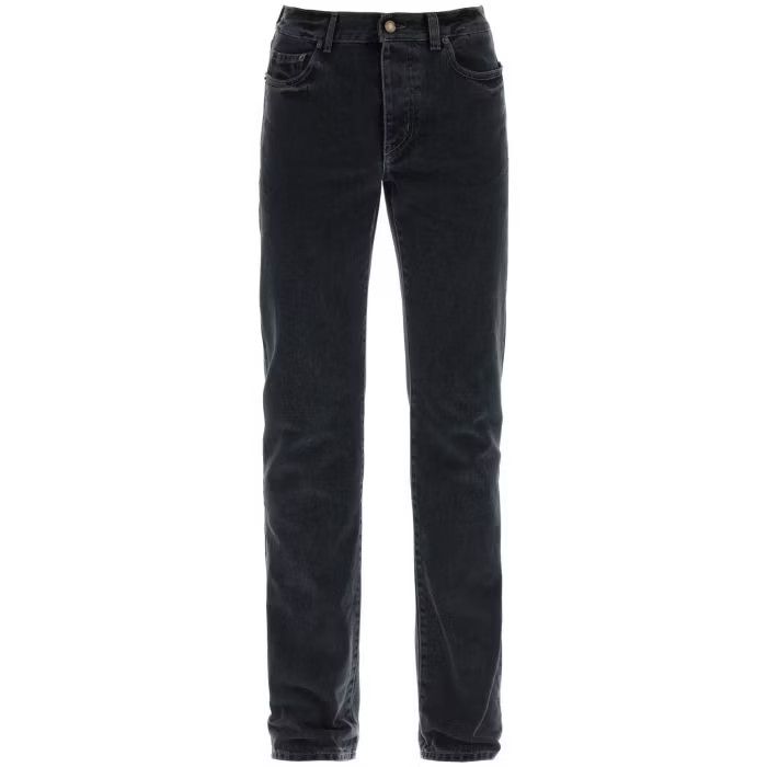 image of Saint Laurent Paris O1S22I1N0524 Slim Fit Jeans In Black, Men's (Size 33)