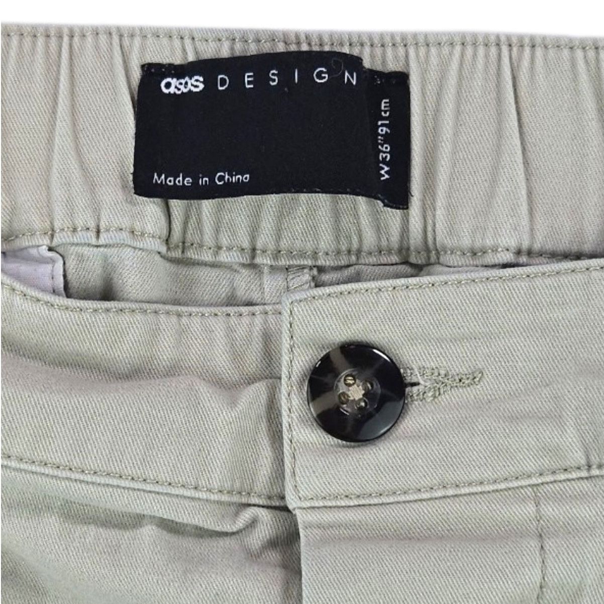 Asos Asos | 7" Shorts wButton Fly & Elastic Waistband| Size 36 Size US 36 / EU 52 - 3 Thumbnail