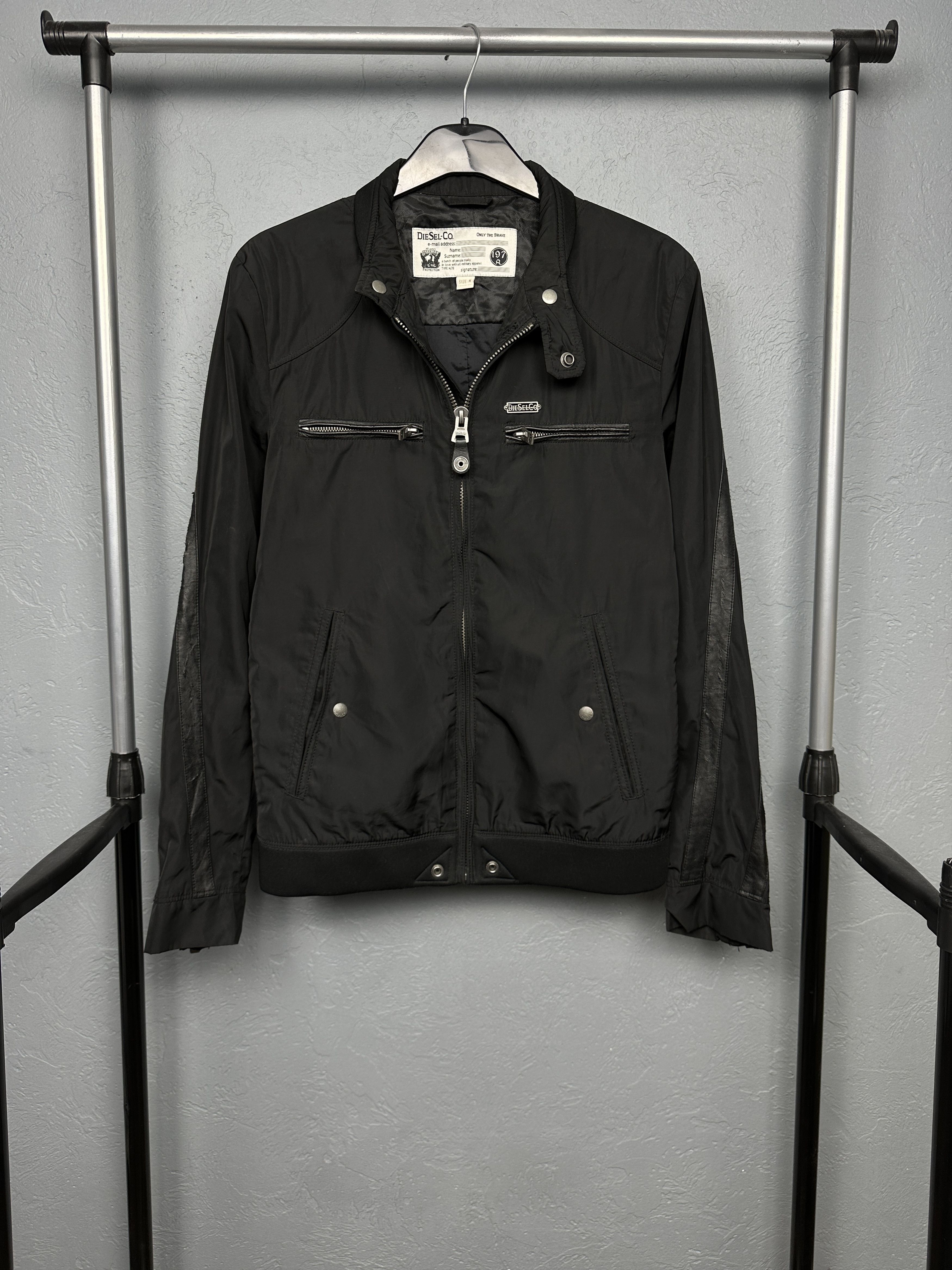 Diesel Diesel Mens Nylon Jacket Size US M / EU 48-50 / 2 - 1 Thumbnail