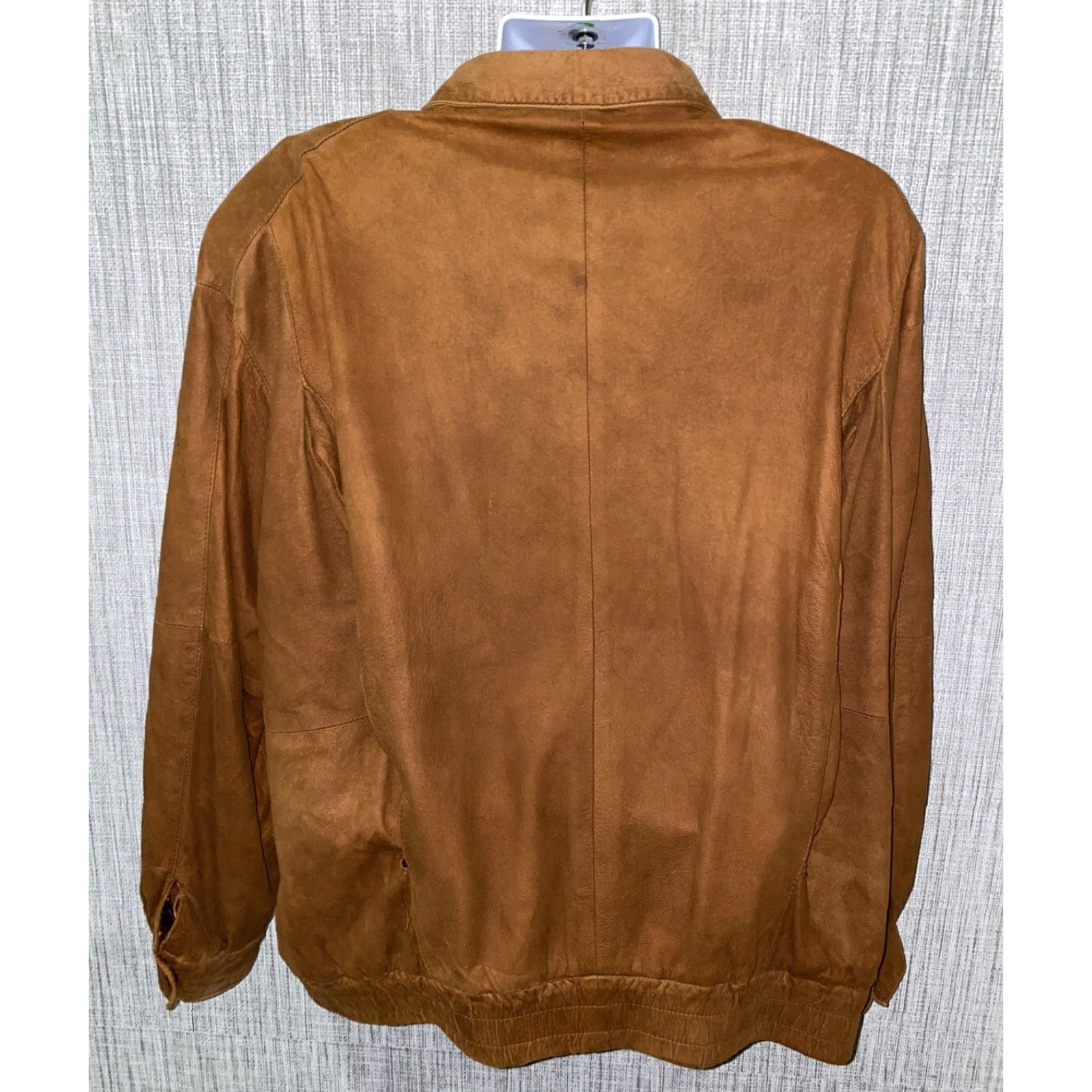 Vintage Remy Leather Suede Full Zip Jacket Men Large Brown Casual Size US L / EU 52-54 / 3 - 4 Thumbnail
