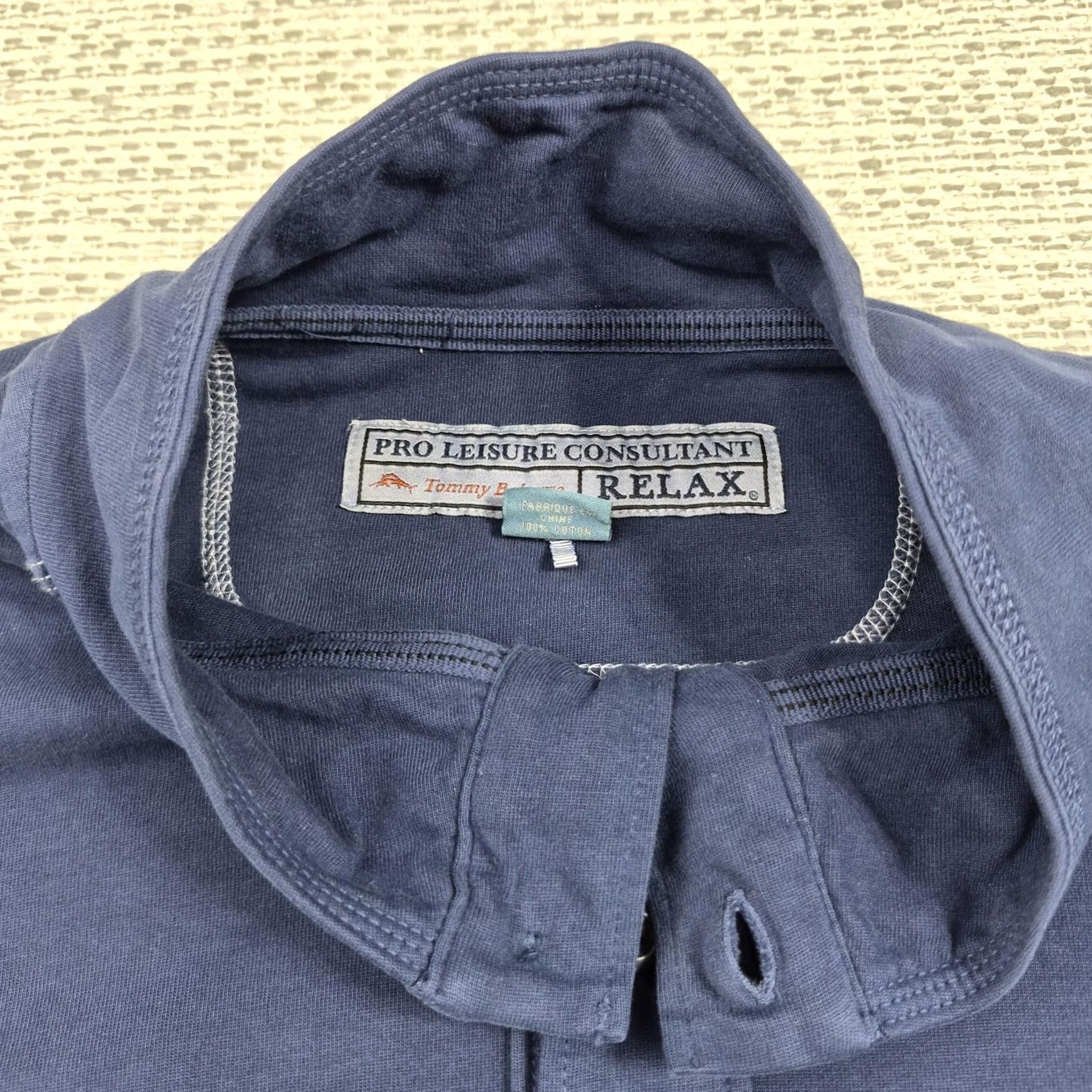 Tommy Bahama Tommy Bahama Shirt Mens 2XL Blue Pro Leisure Sweatshirt Henley Relax Long Sleeve Size US XXL / EU 58 / 5 - 5 Thumbnail