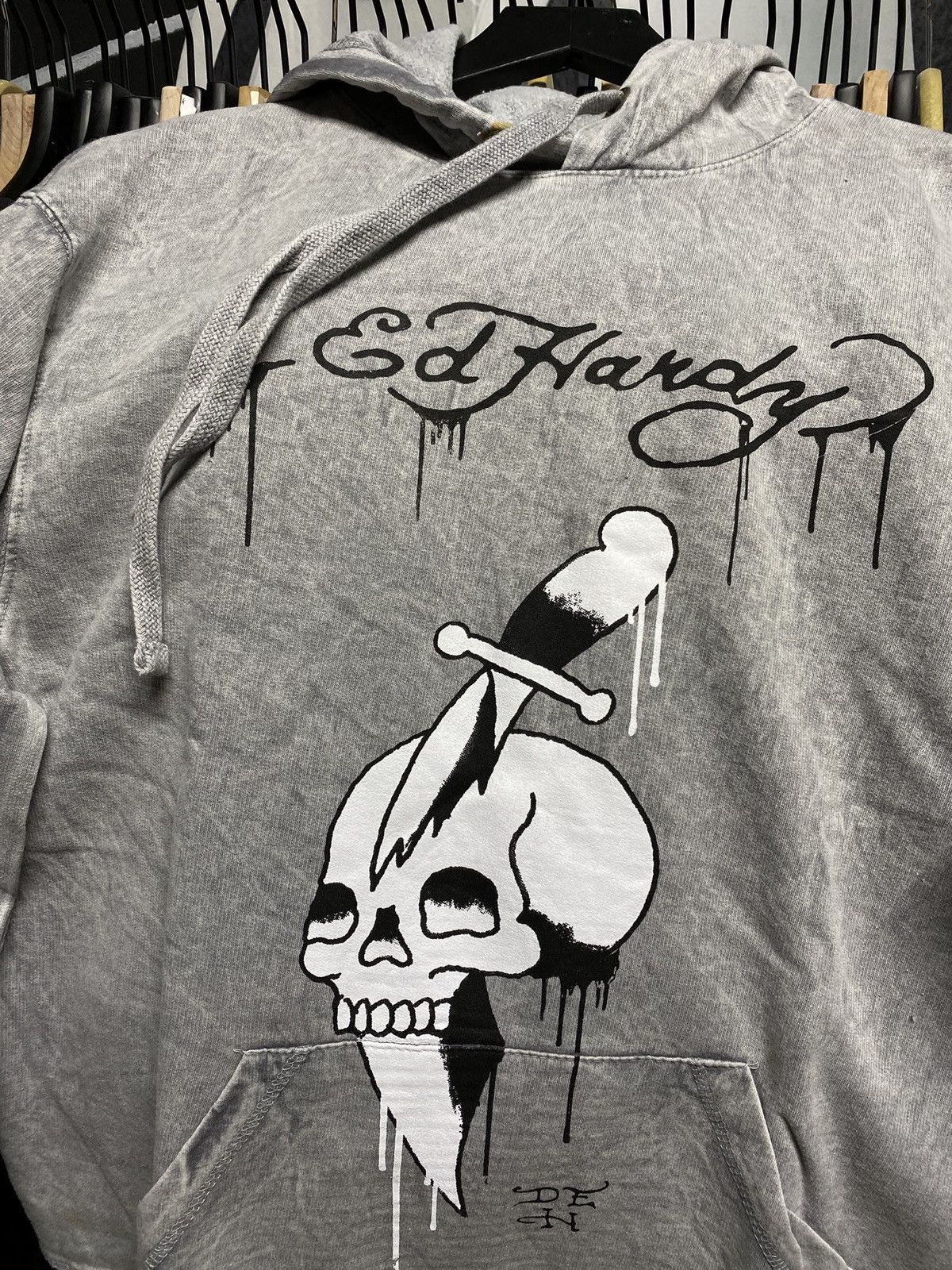 Ed Hardy Ed Hardy Art is Life Grey Hoodie Brand New Large Size L / US 10 / IT 46 - 2 Thumbnail