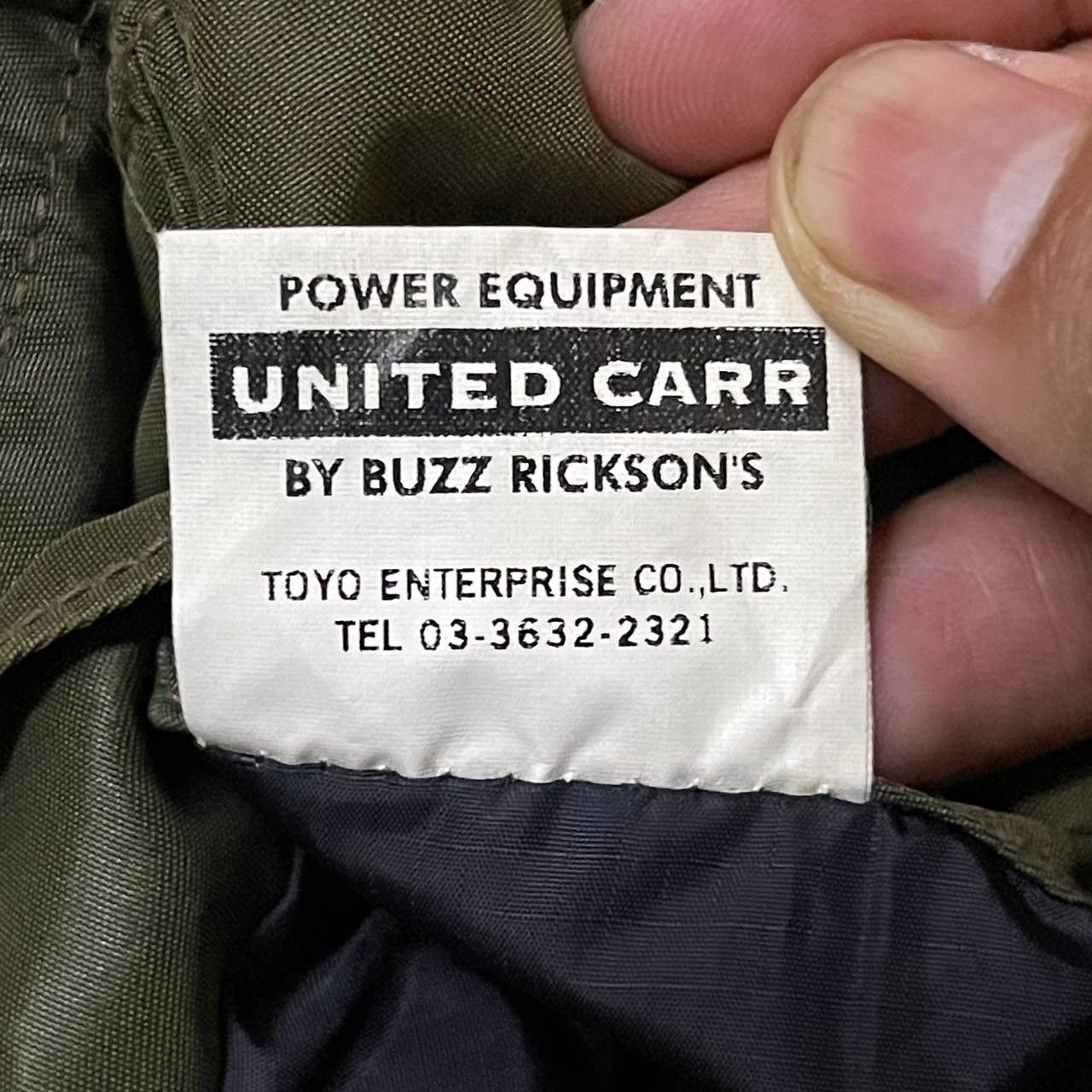 Buzz Rickson's Vtg United Carr by Buzz Rickson's Jacket Toyo Enterprises Size US L / EU 52-54 / 3 - 17 Thumbnail