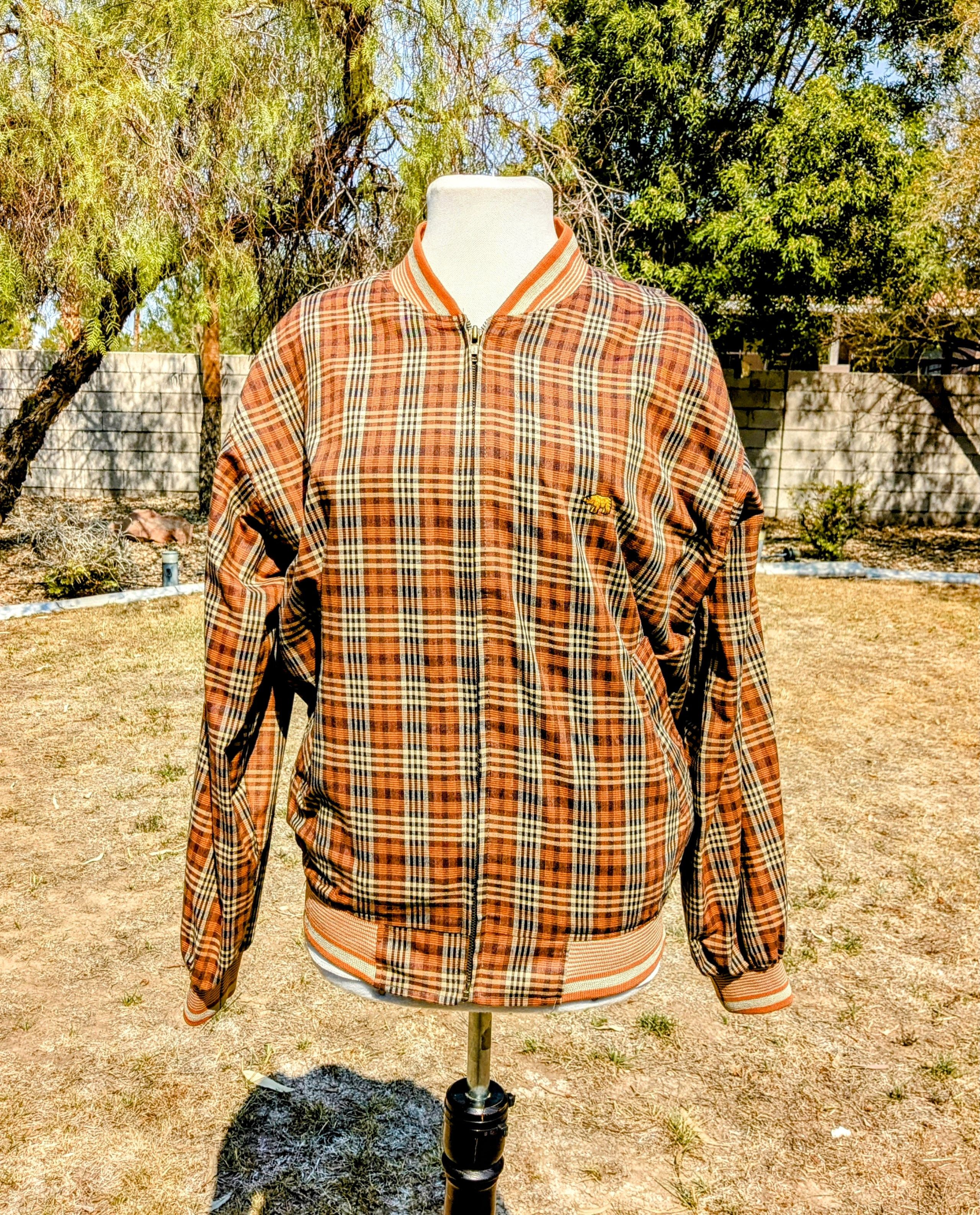Other VTG 1990 Jack Nicklaus Plaid Burnt Orange Golf Jacket Size US M / EU 48-50 / 2 - 1 Thumbnail